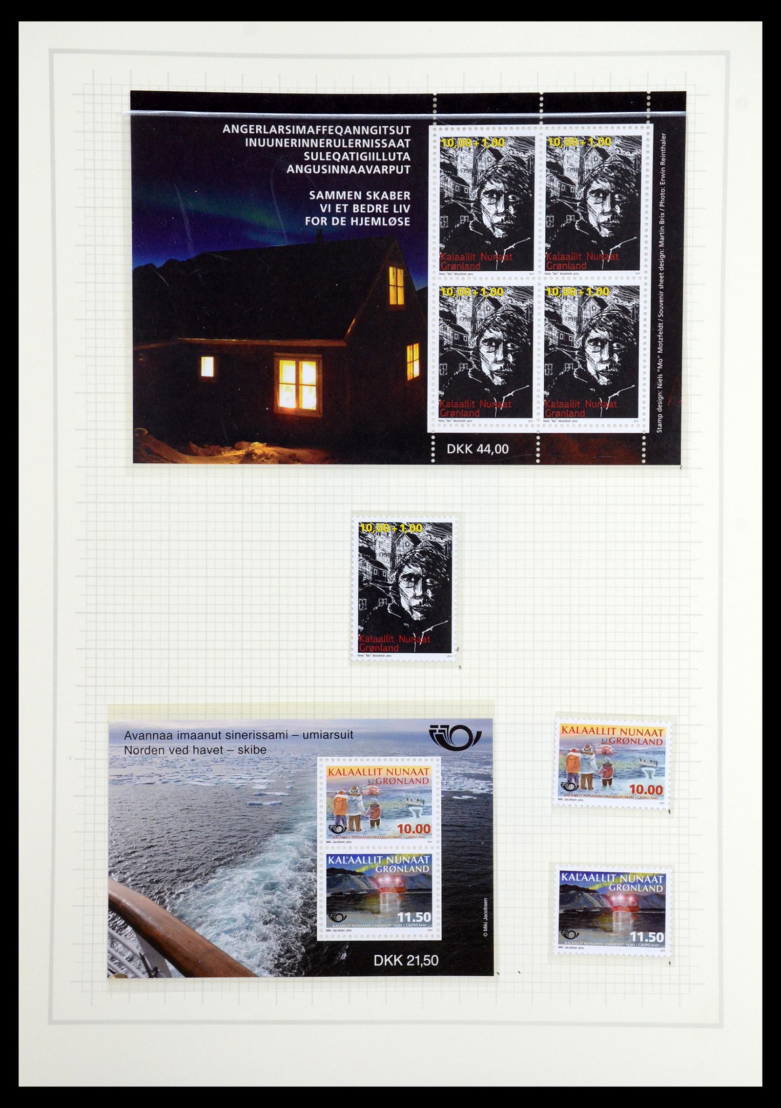 36542 153 - Postzegelverzameling 36542 Groenland 1938-2019!