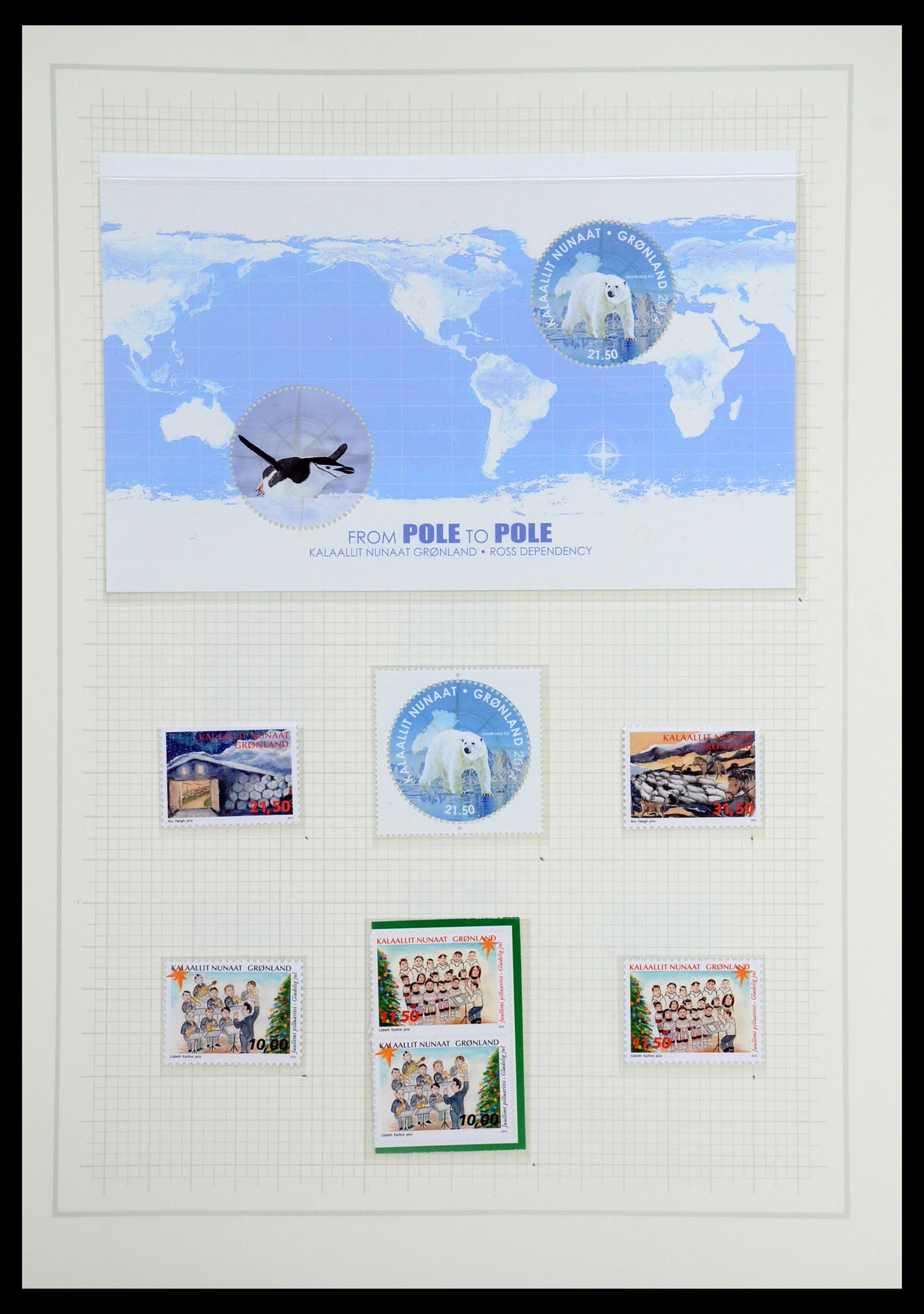 36542 157 - Postzegelverzameling 36542 Groenland 1938-2019!