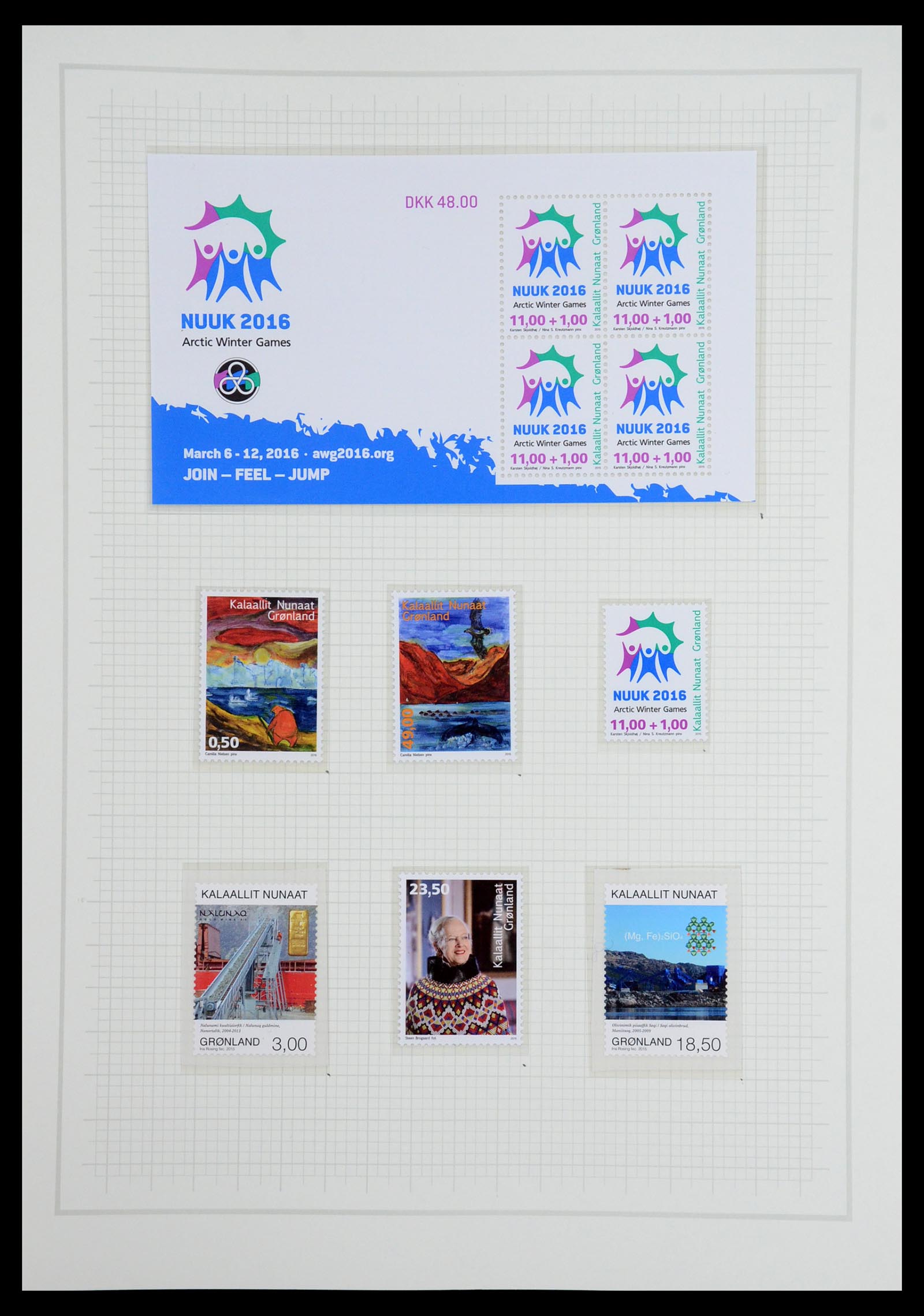 36542 158 - Postzegelverzameling 36542 Groenland 1938-2019!