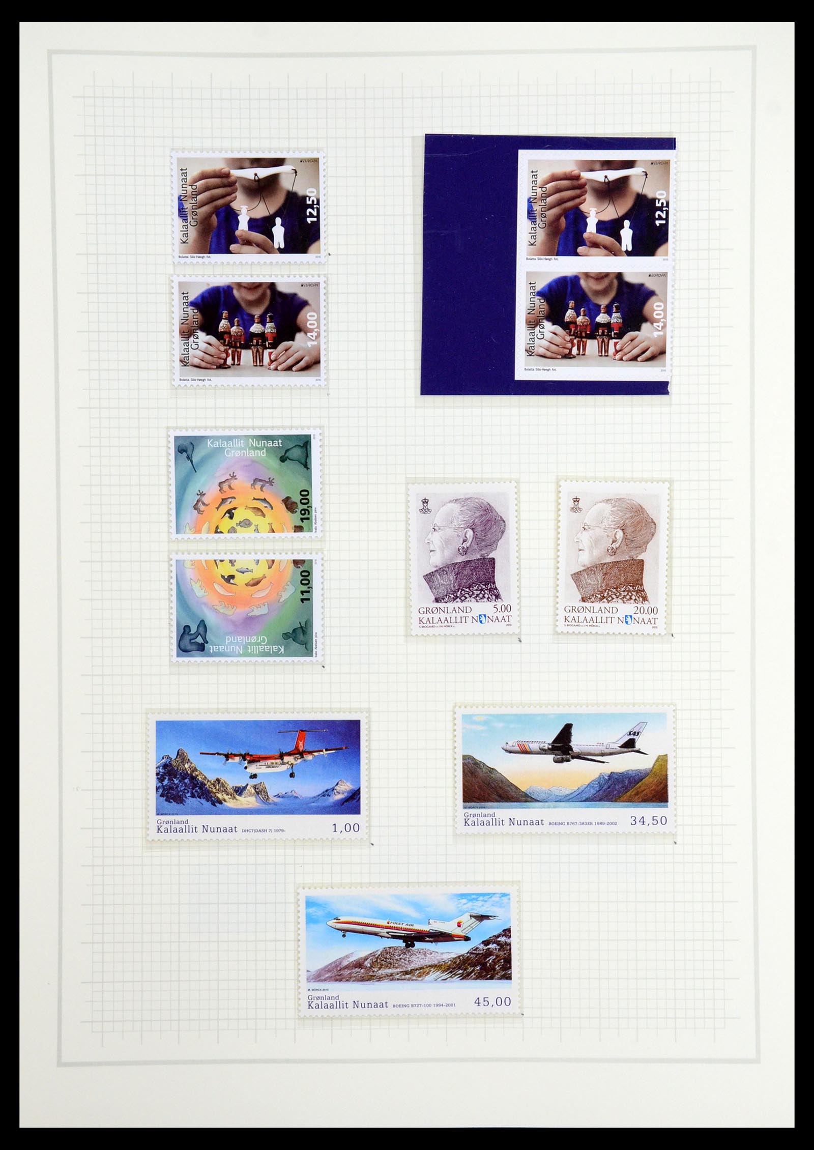 36542 159 - Postzegelverzameling 36542 Groenland 1938-2019!