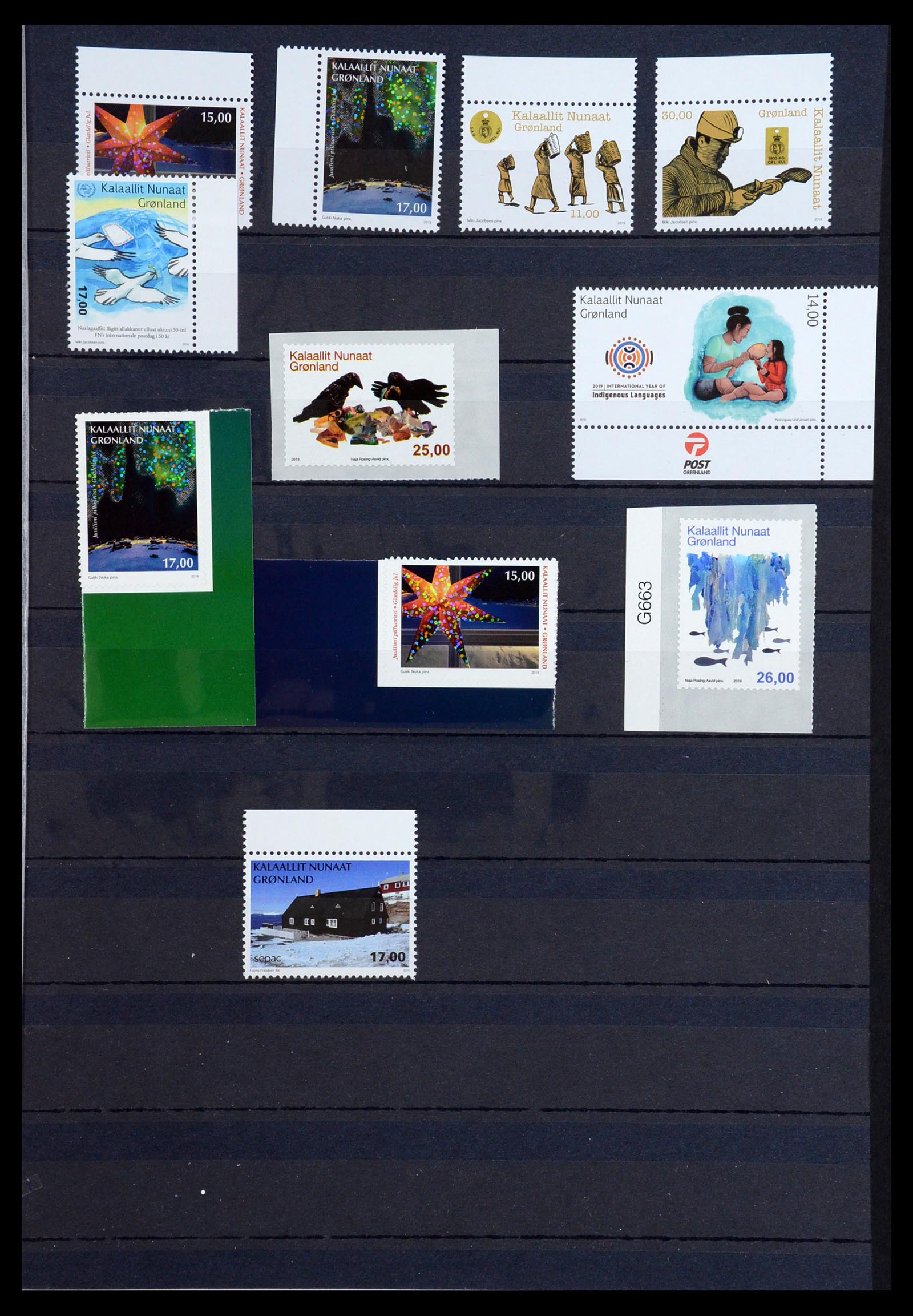 36542 164 - Postzegelverzameling 36542 Groenland 1938-2019!