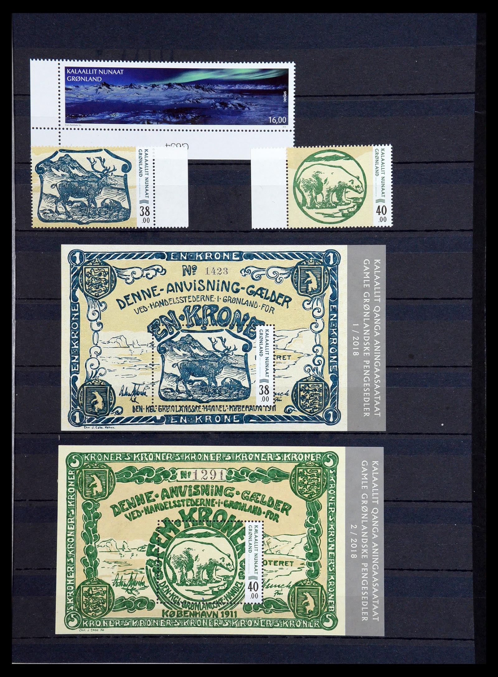 36542 168 - Postzegelverzameling 36542 Groenland 1938-2019!