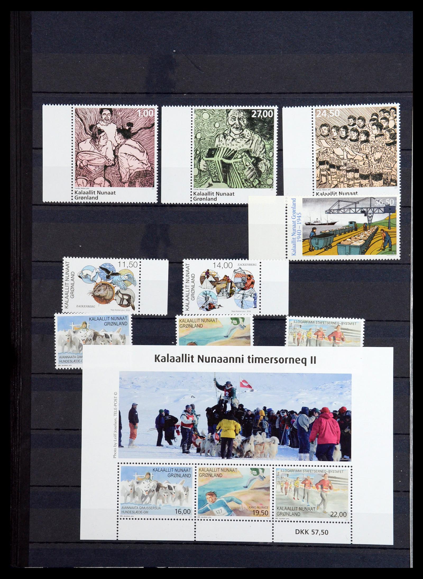36542 171 - Postzegelverzameling 36542 Groenland 1938-2019!