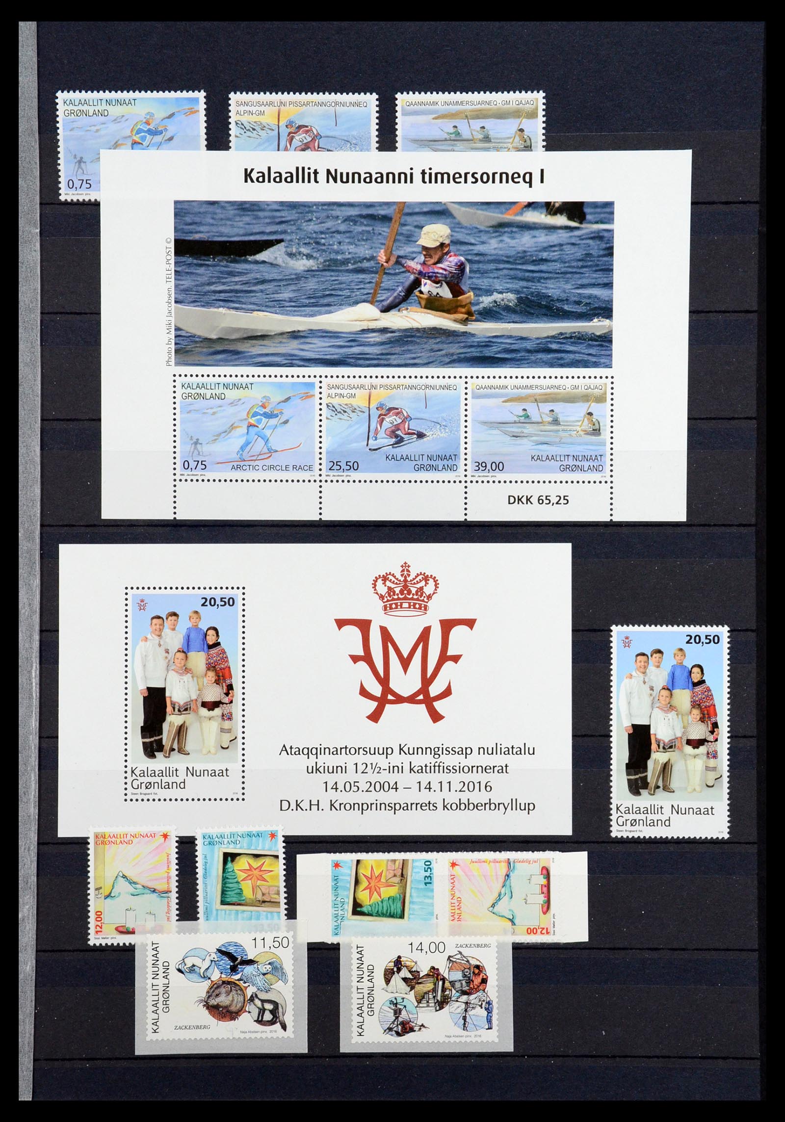 36542 174 - Postzegelverzameling 36542 Groenland 1938-2019!