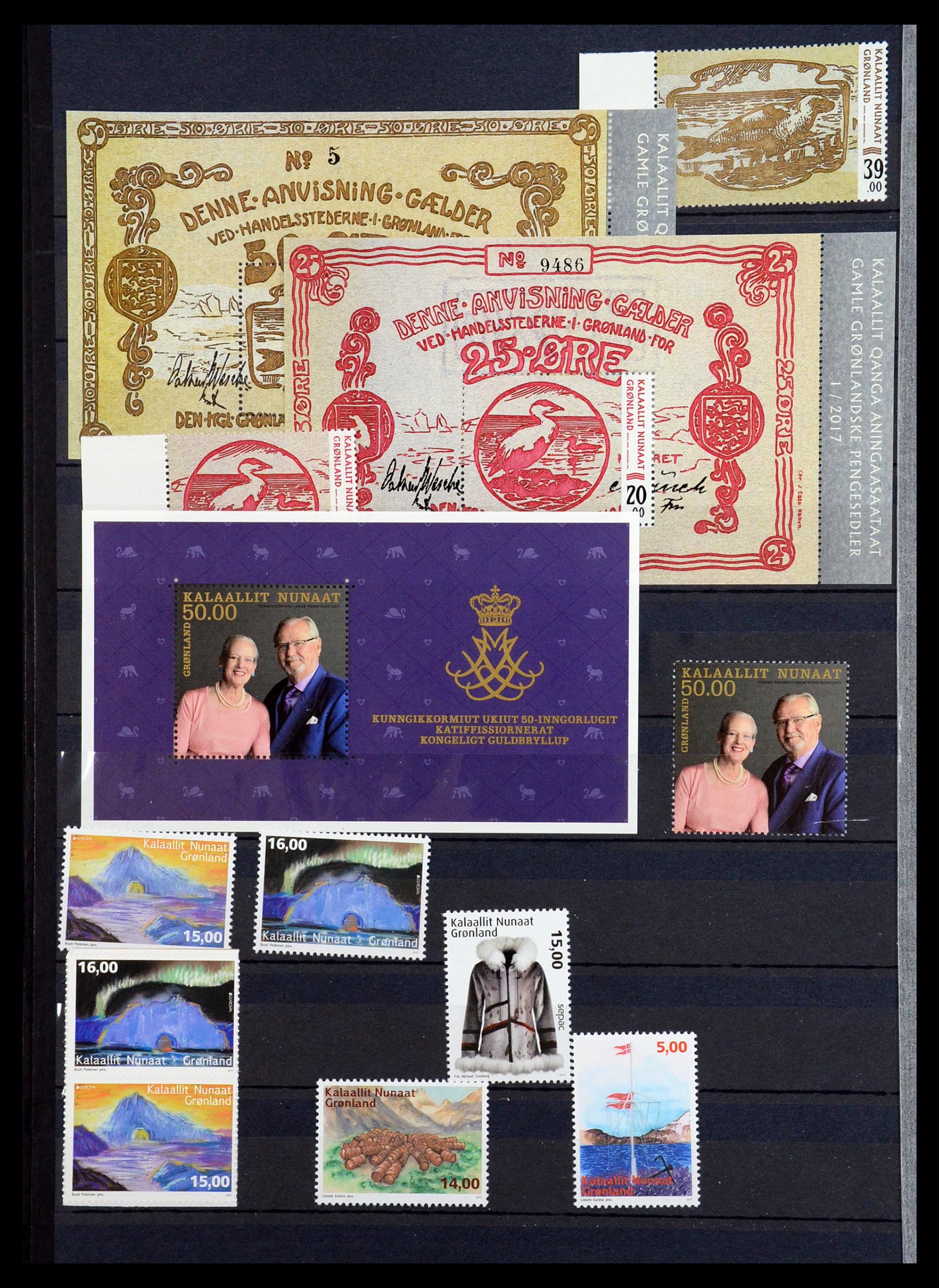 36542 175 - Postzegelverzameling 36542 Groenland 1938-2019!