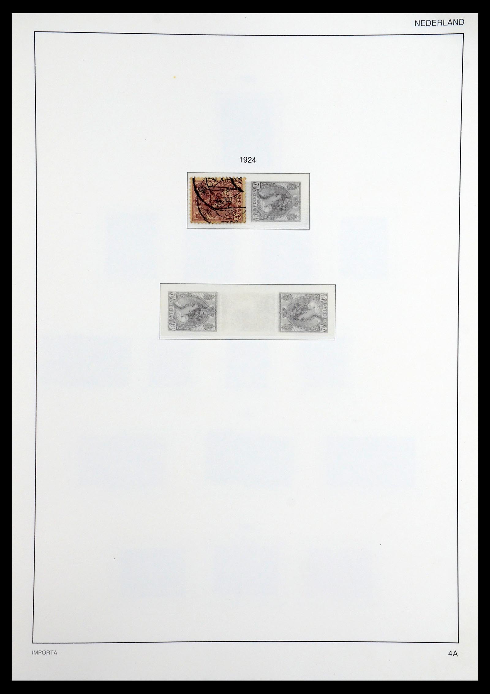 36544 005 - Postzegelverzameling 36544 Nederland 1852-1958.