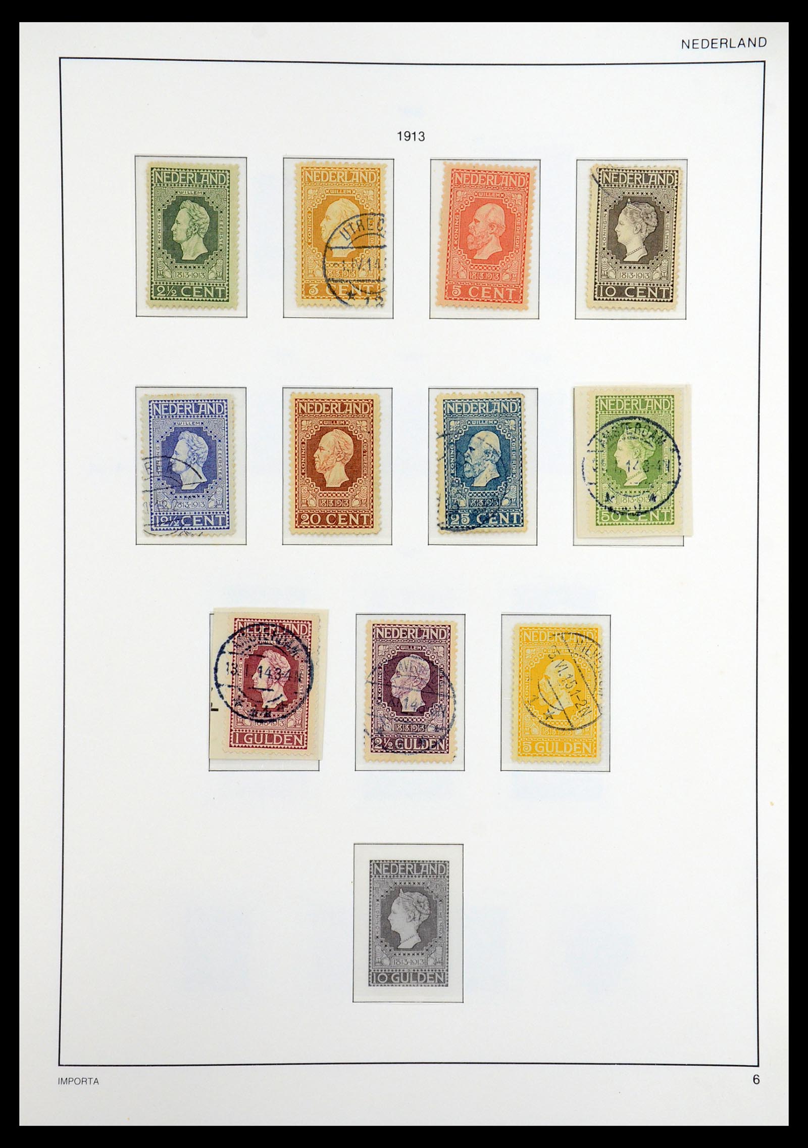 36544 007 - Postzegelverzameling 36544 Nederland 1852-1958.