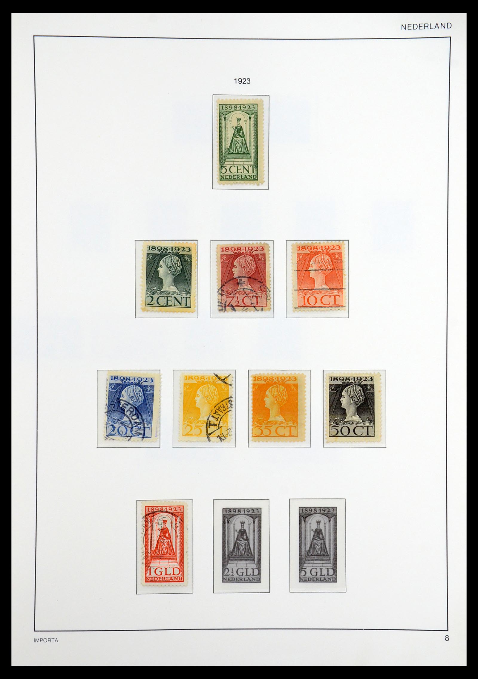36544 009 - Postzegelverzameling 36544 Nederland 1852-1958.
