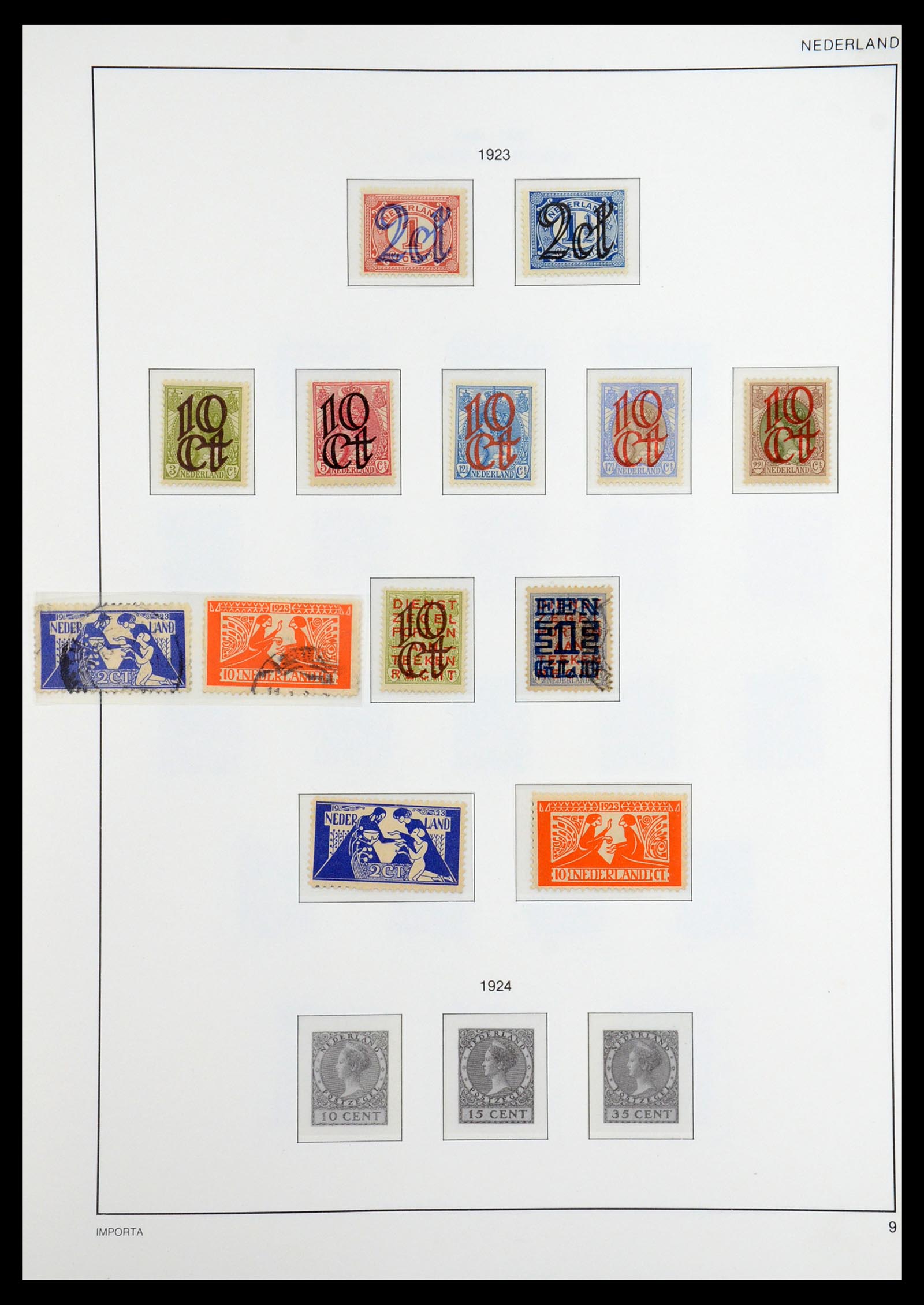 36544 010 - Postzegelverzameling 36544 Nederland 1852-1958.