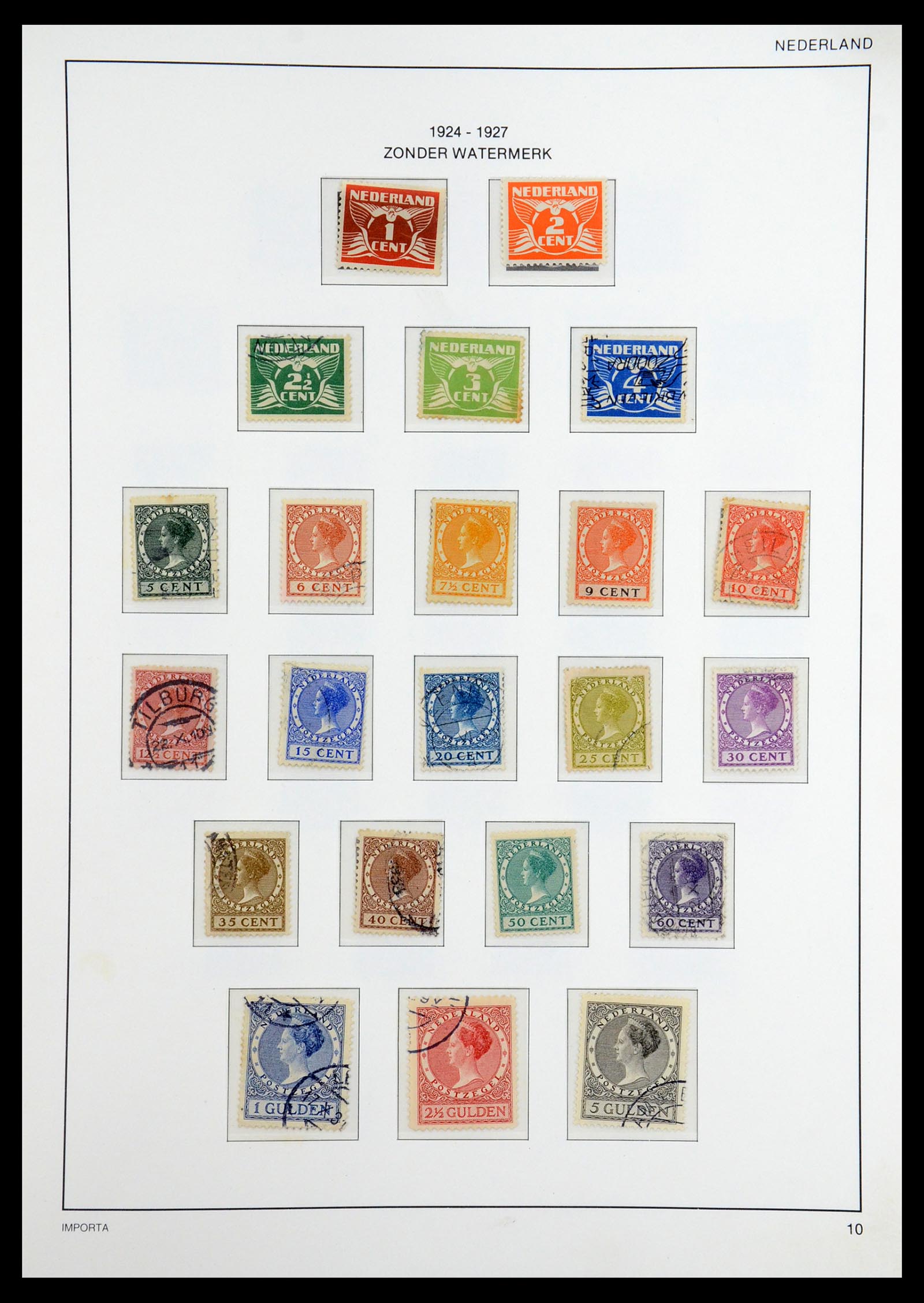 36544 011 - Postzegelverzameling 36544 Nederland 1852-1958.