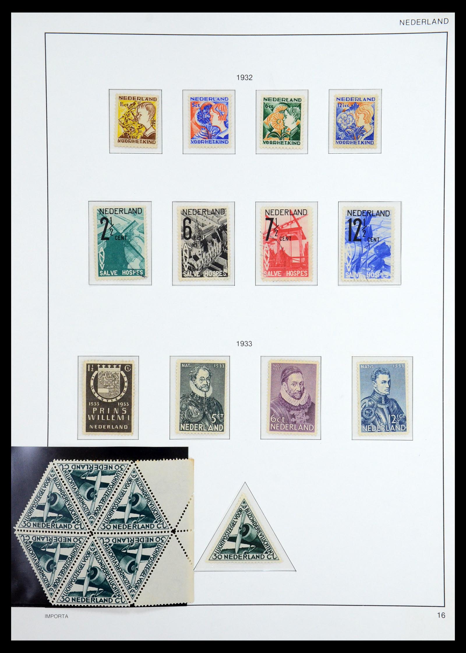 36544 017 - Postzegelverzameling 36544 Nederland 1852-1958.