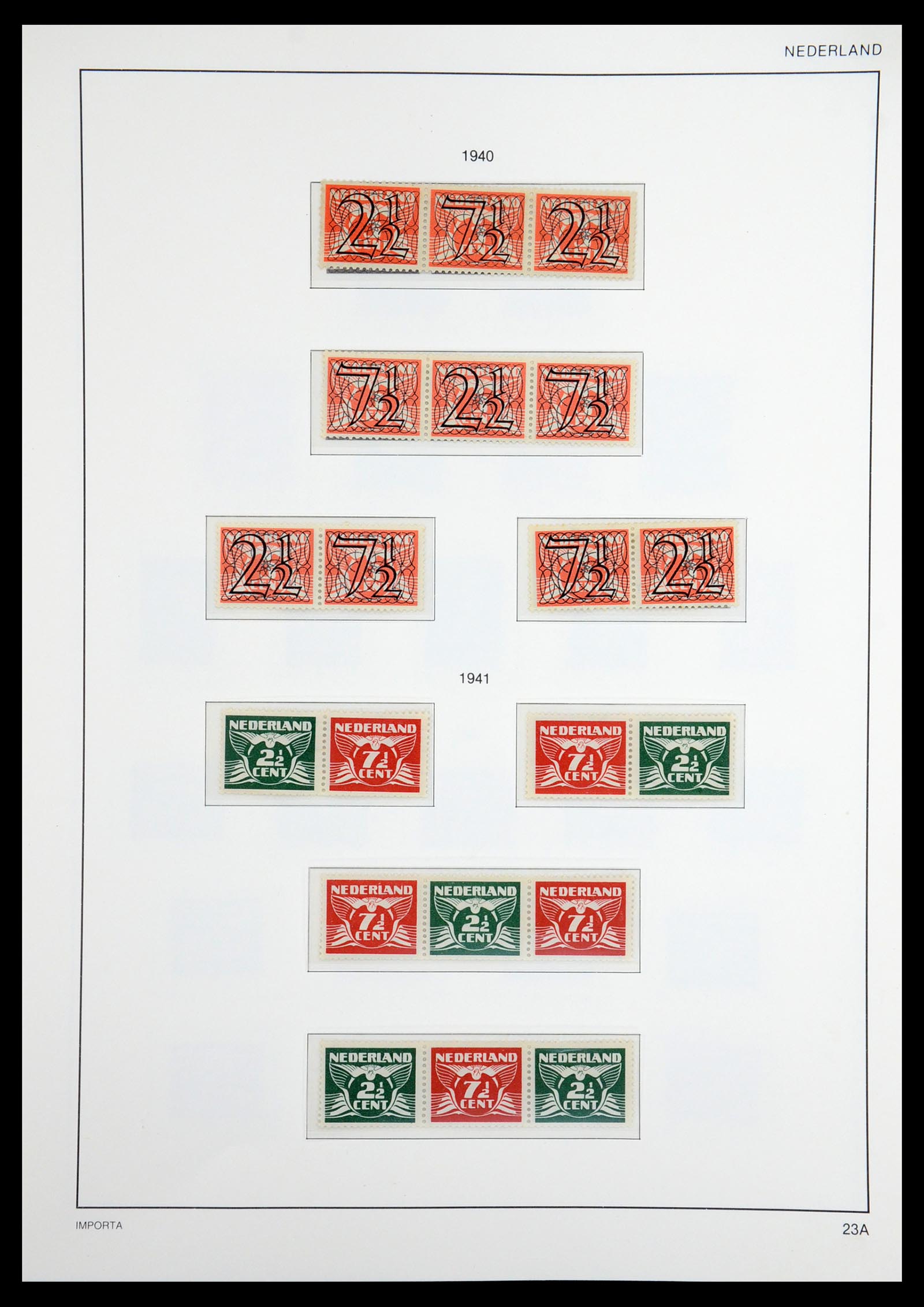 36544 025 - Postzegelverzameling 36544 Nederland 1852-1958.