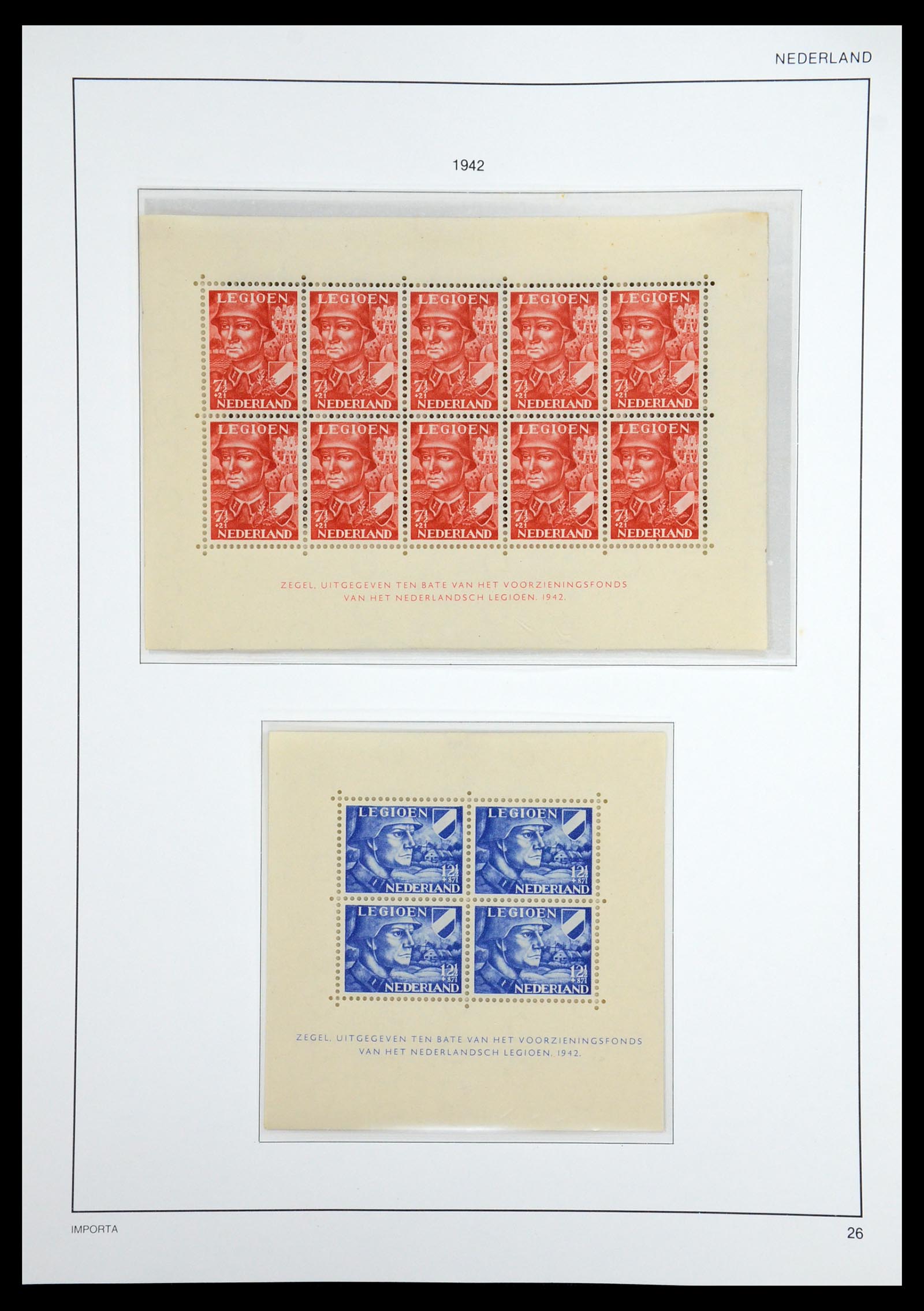 36544 028 - Postzegelverzameling 36544 Nederland 1852-1958.