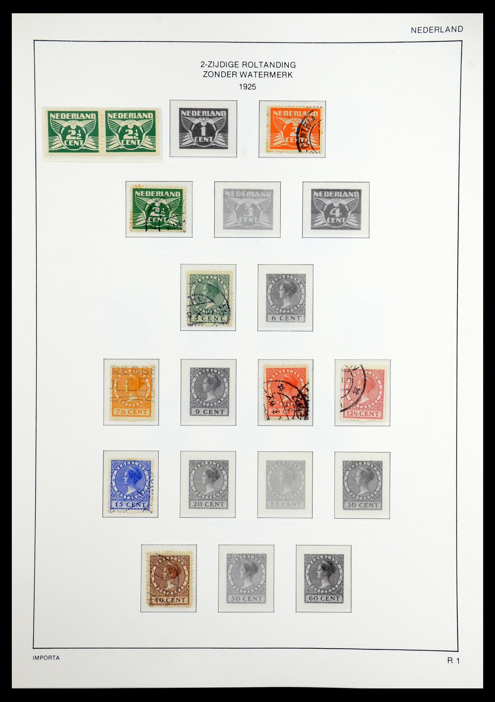 36544 031 - Postzegelverzameling 36544 Nederland 1852-1958.