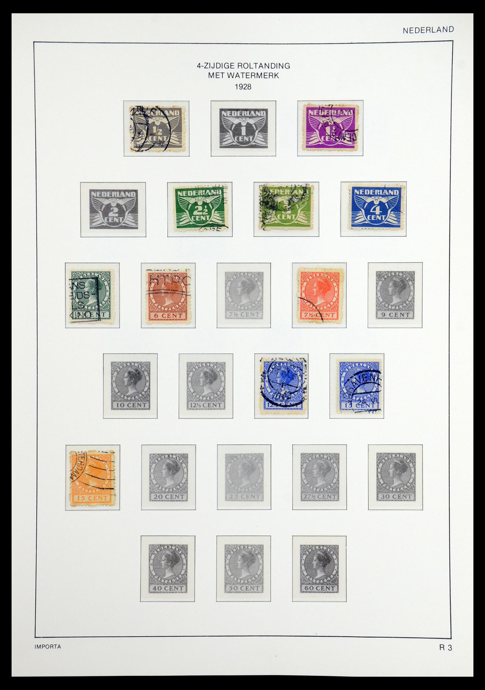 36544 033 - Postzegelverzameling 36544 Nederland 1852-1958.