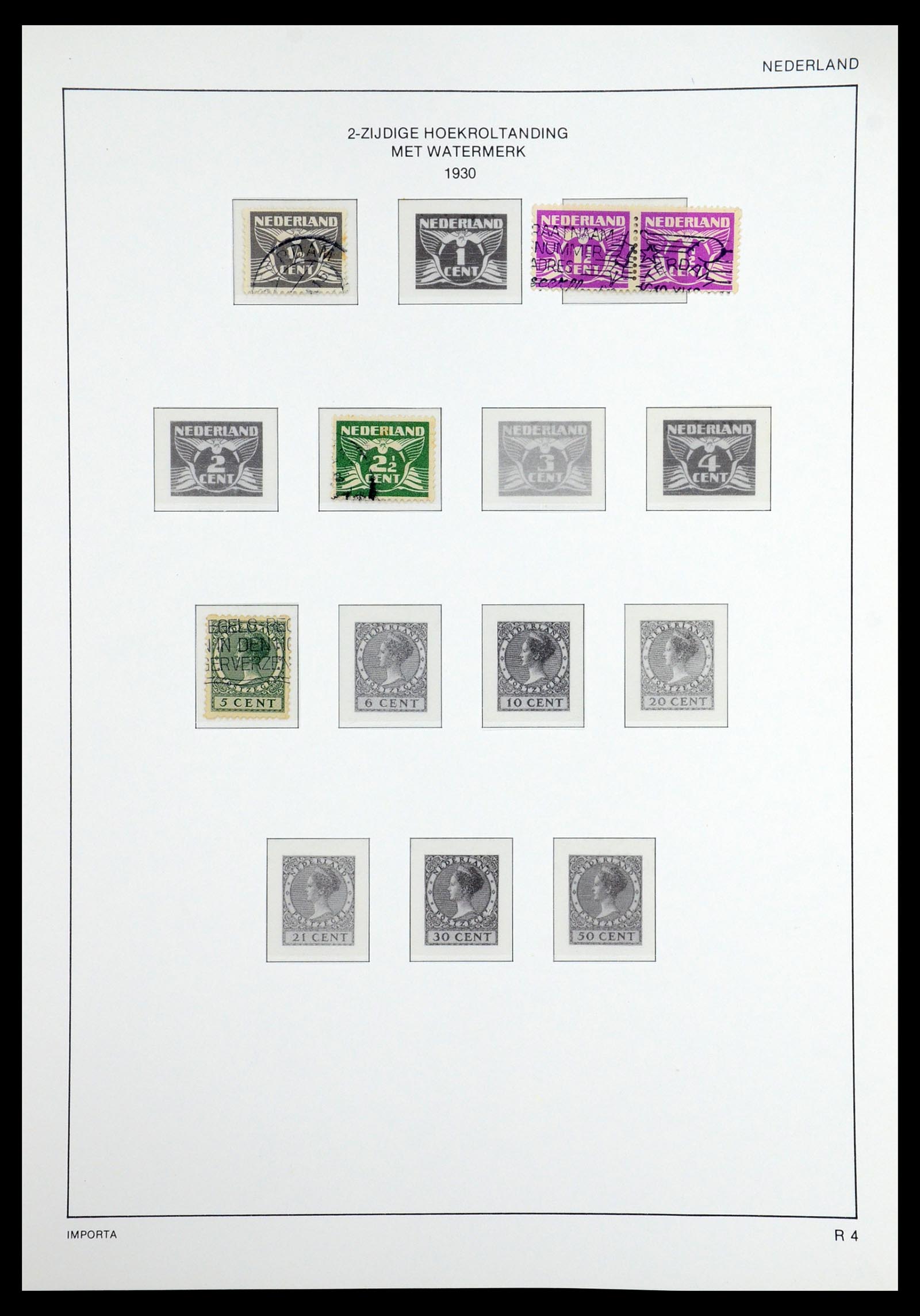 36544 034 - Postzegelverzameling 36544 Nederland 1852-1958.