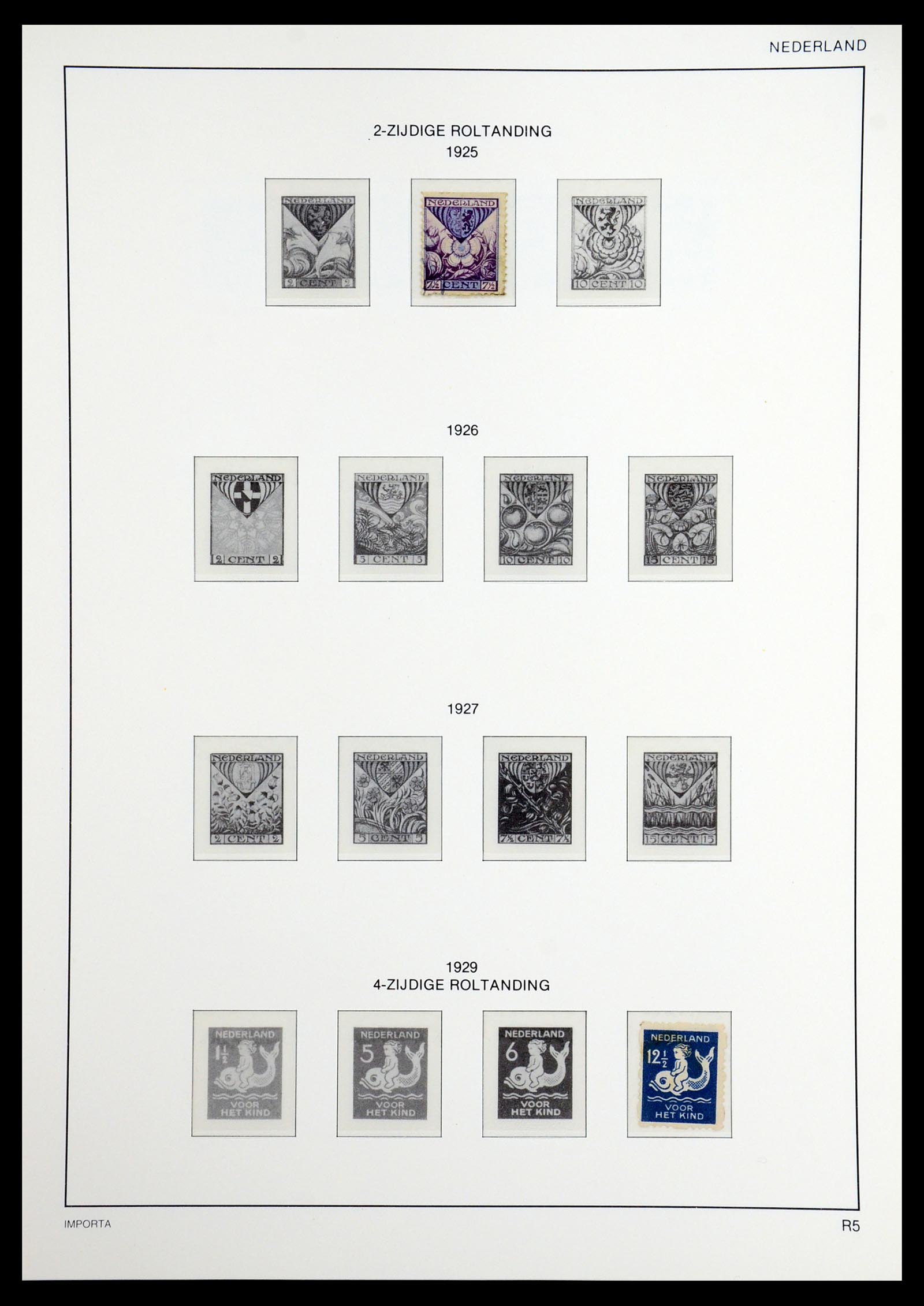 36544 035 - Postzegelverzameling 36544 Nederland 1852-1958.