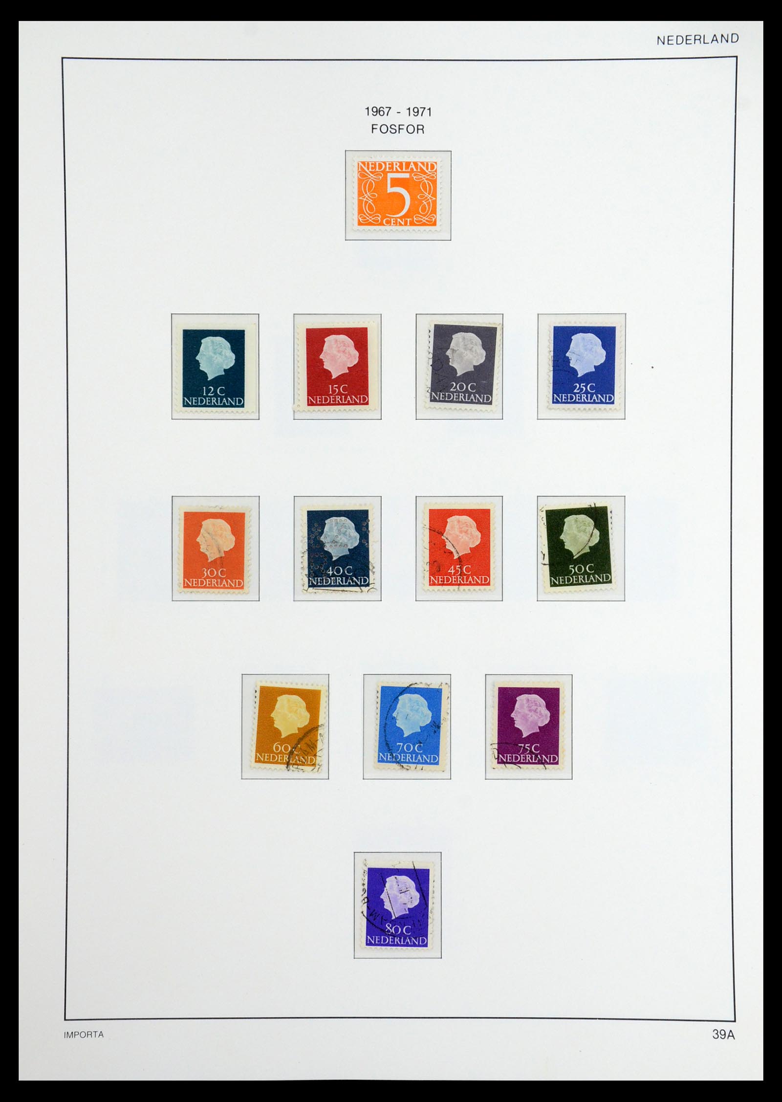 36544 053 - Postzegelverzameling 36544 Nederland 1852-1958.