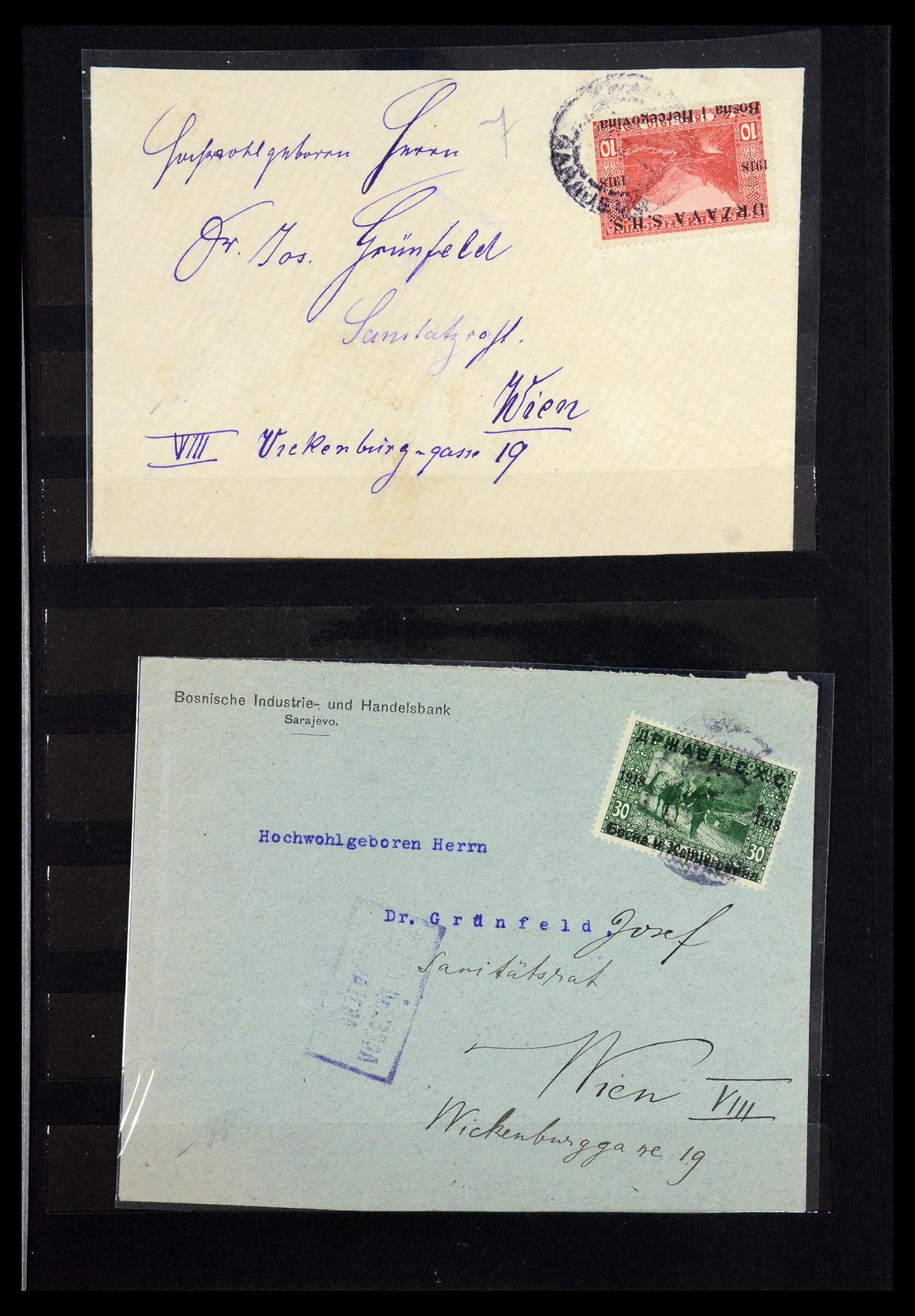 36549 011 - Postzegelverzameling 36549 Joegoslavië 1918-1920.