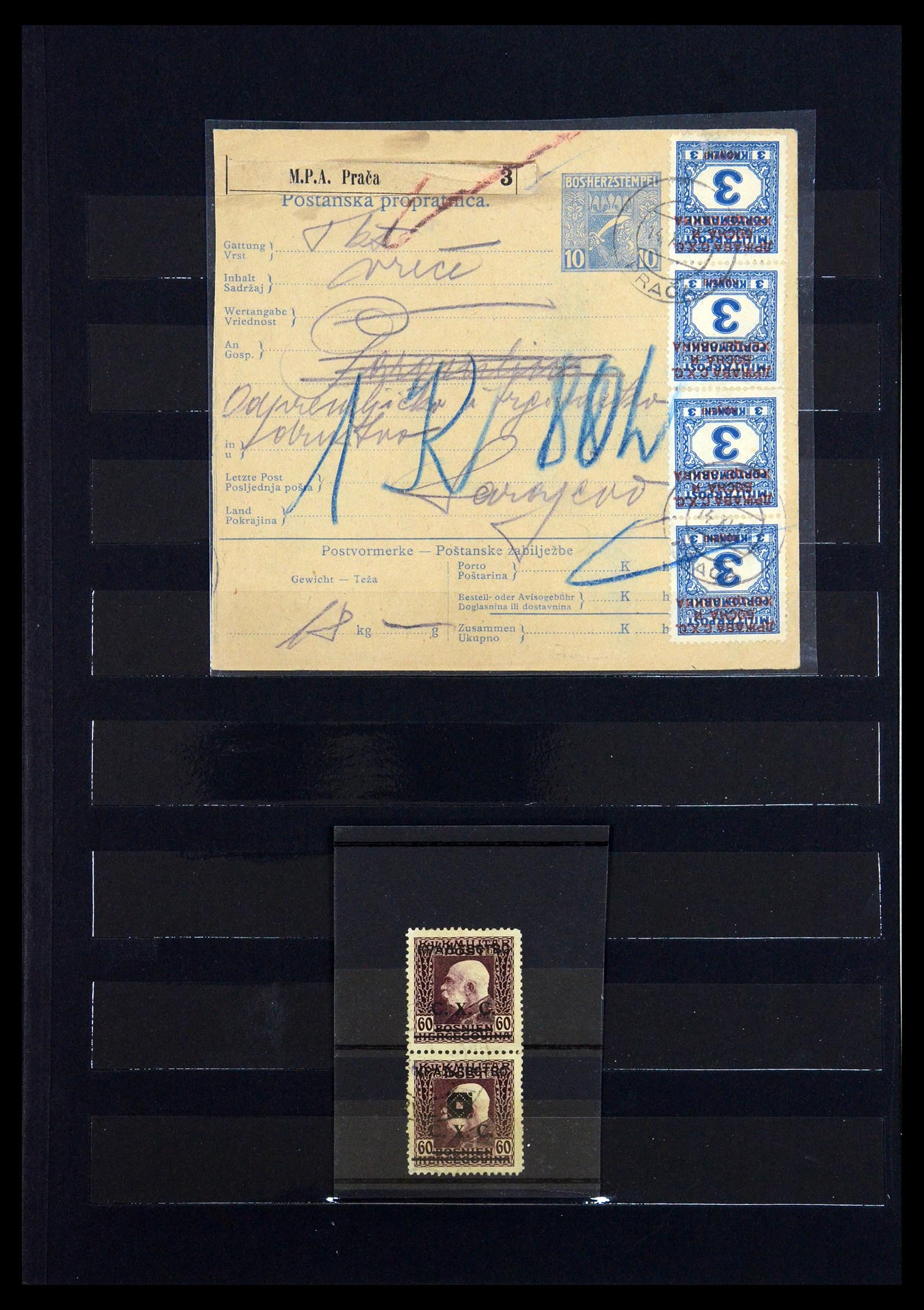 36549 014 - Postzegelverzameling 36549 Joegoslavië 1918-1920.