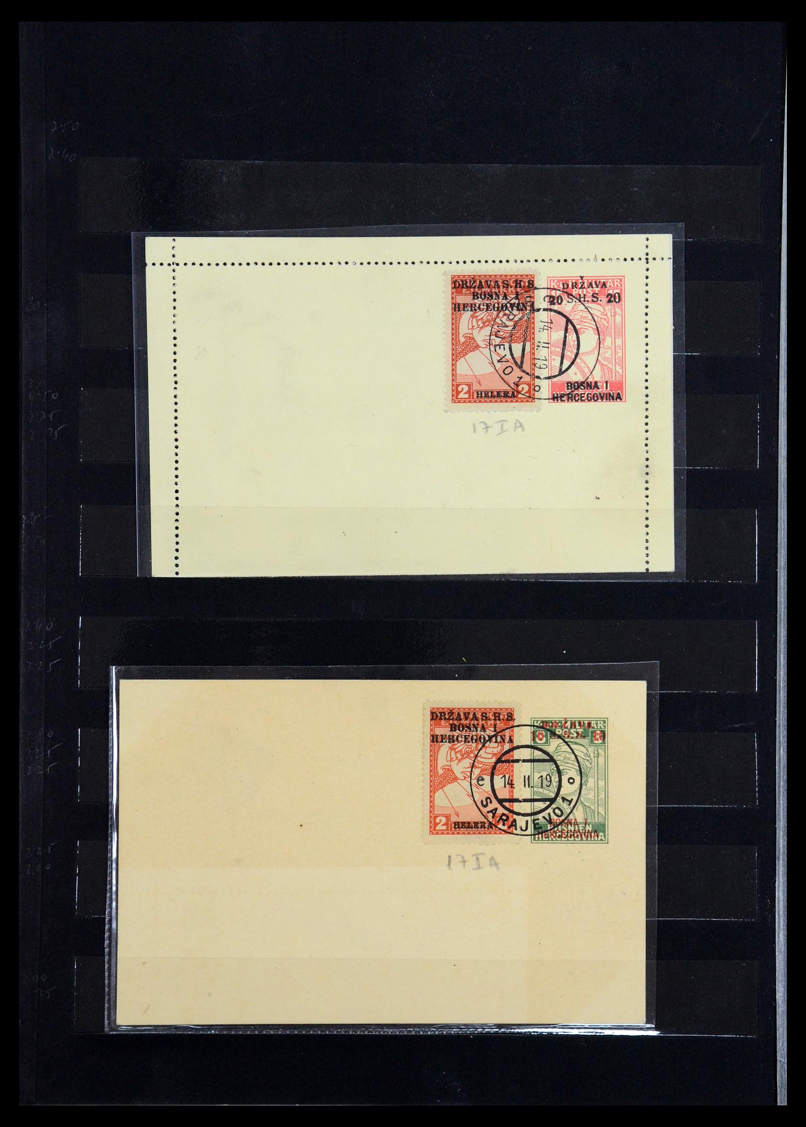 36549 016 - Postzegelverzameling 36549 Joegoslavië 1918-1920.