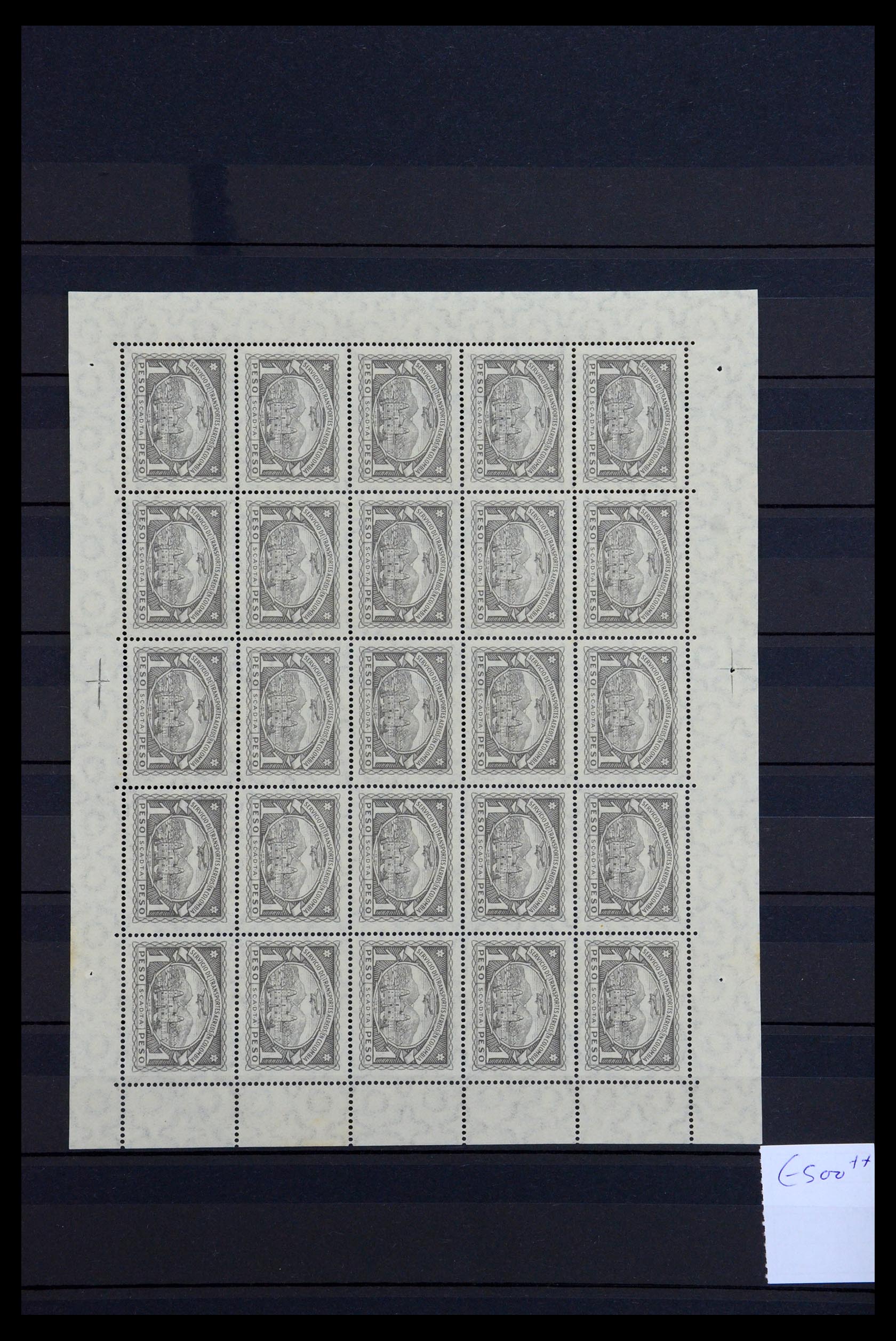36555 018 - Postzegelverzameling 36555 Colombia luchtpost 1920-1929.