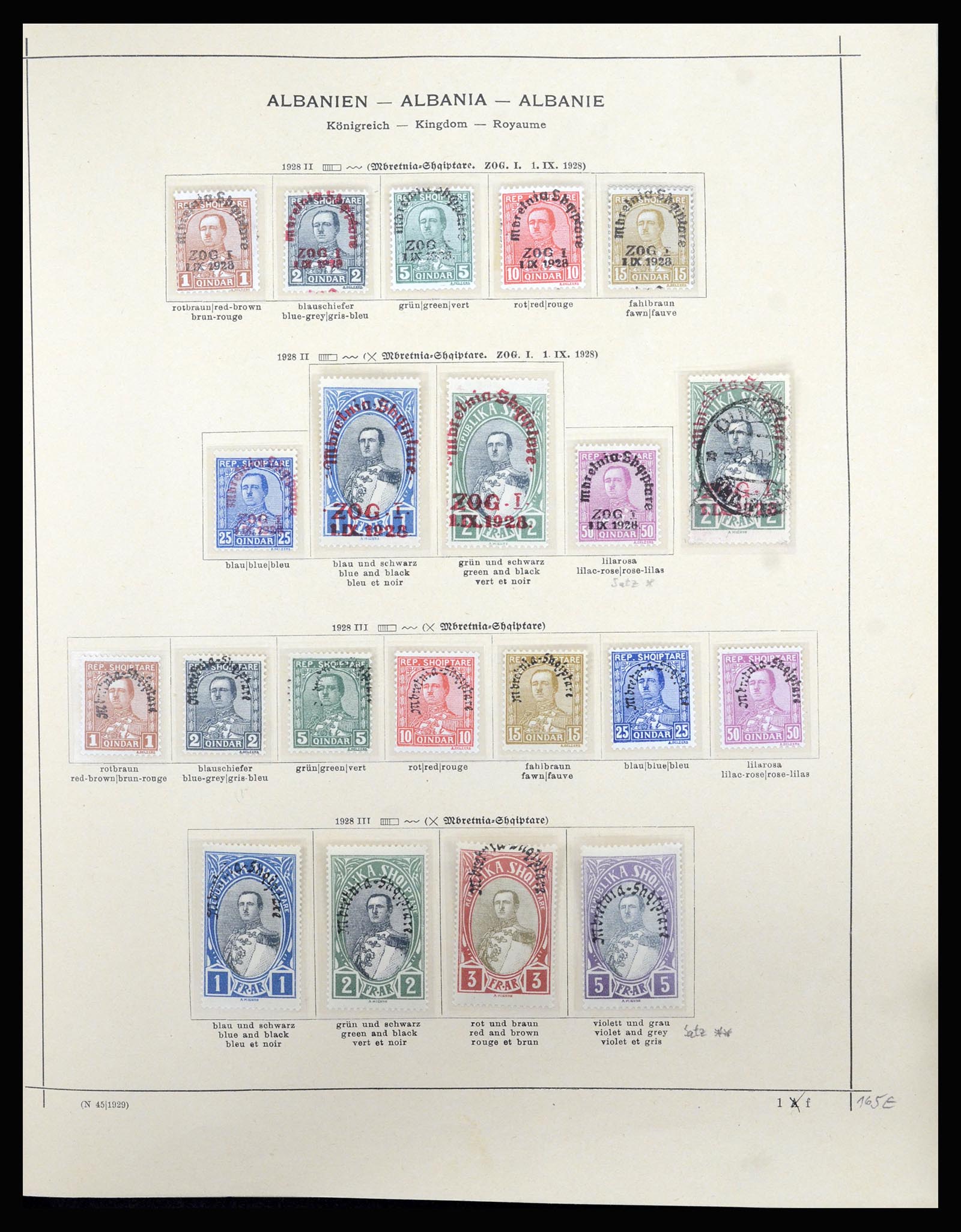 36557 015 - Postzegelverzameling 36557 Albania 1913-1980.