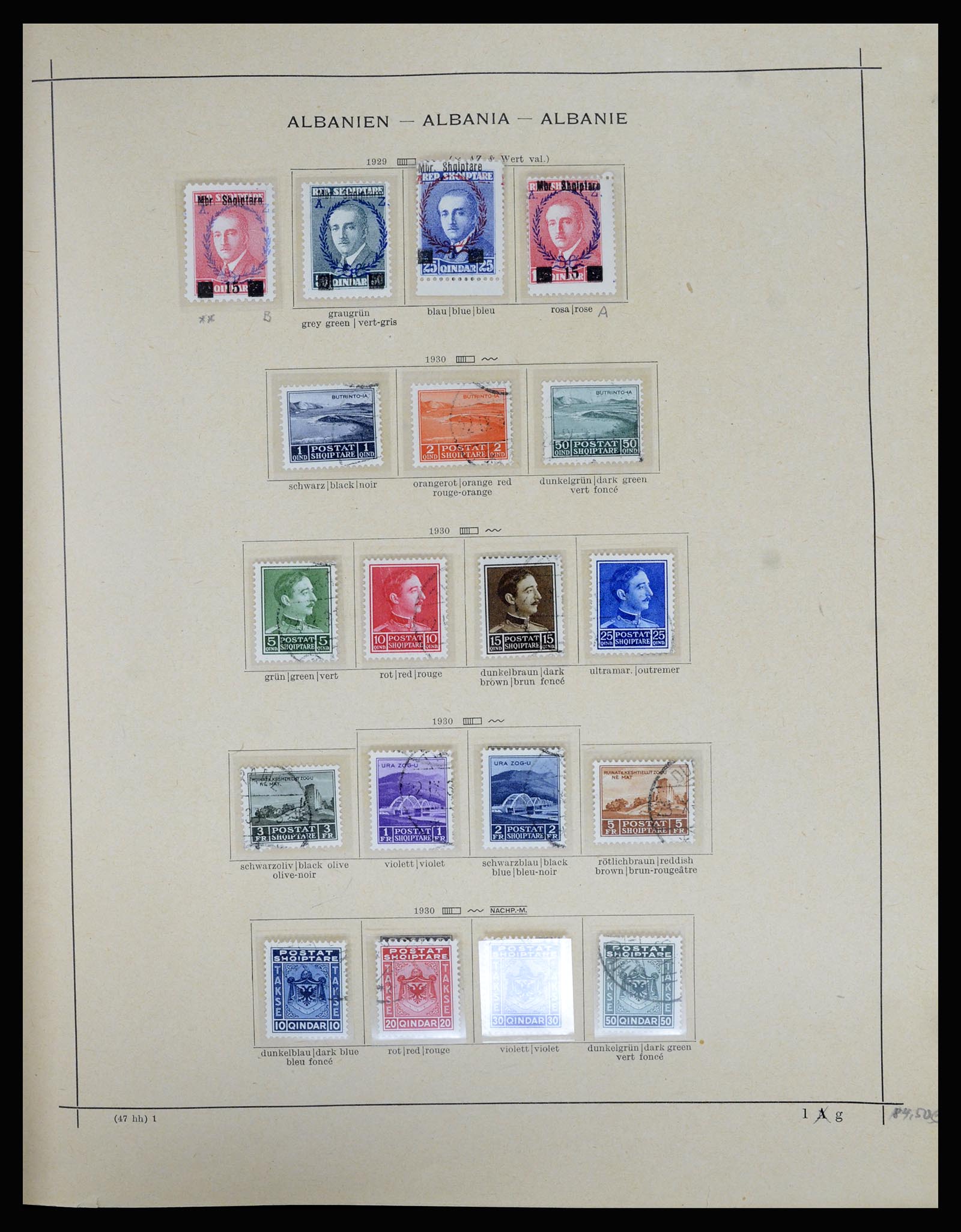 36557 017 - Stamp collection 36557 Albanië 1913-1980.