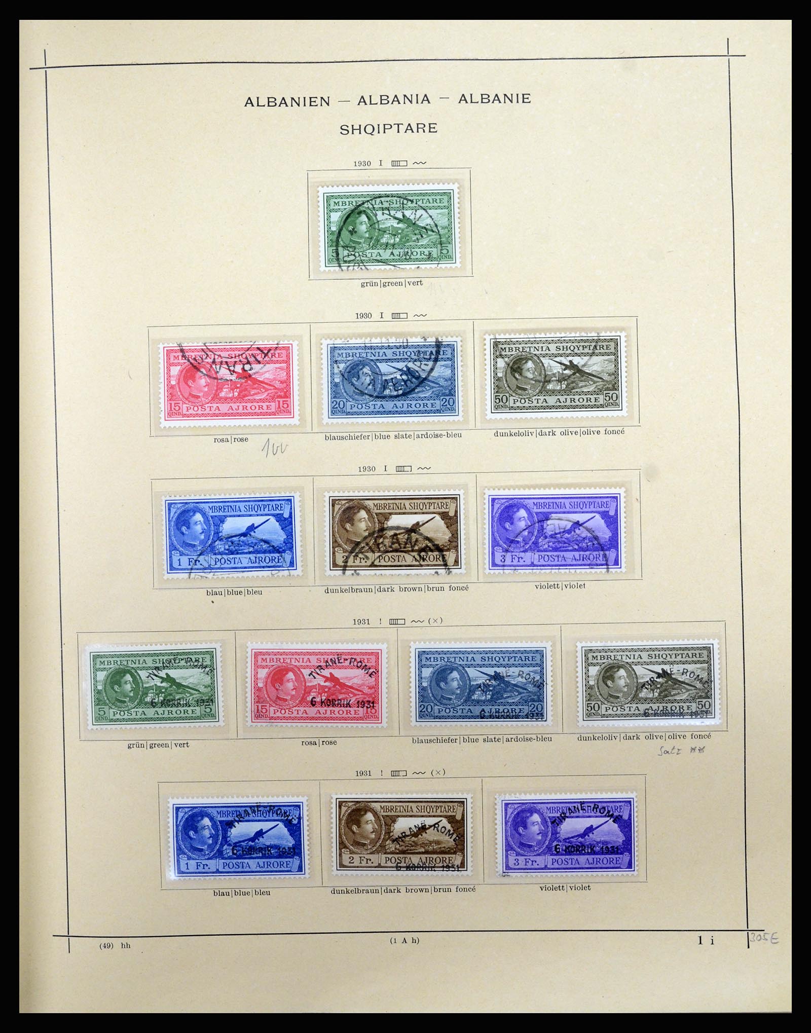 36557 019 - Postzegelverzameling 36557 Albania 1913-1980.