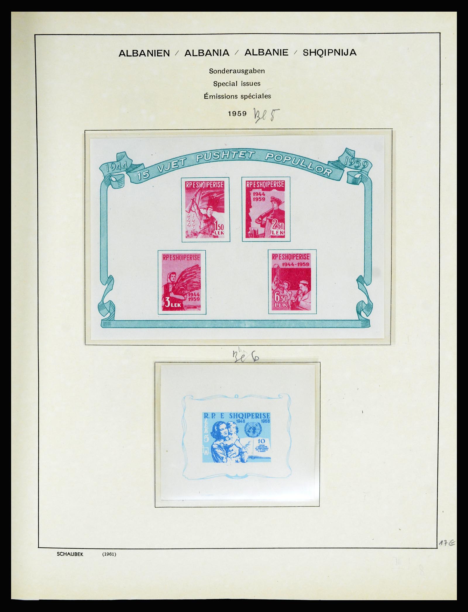 36557 047 - Postzegelverzameling 36557 Albania 1913-1980.