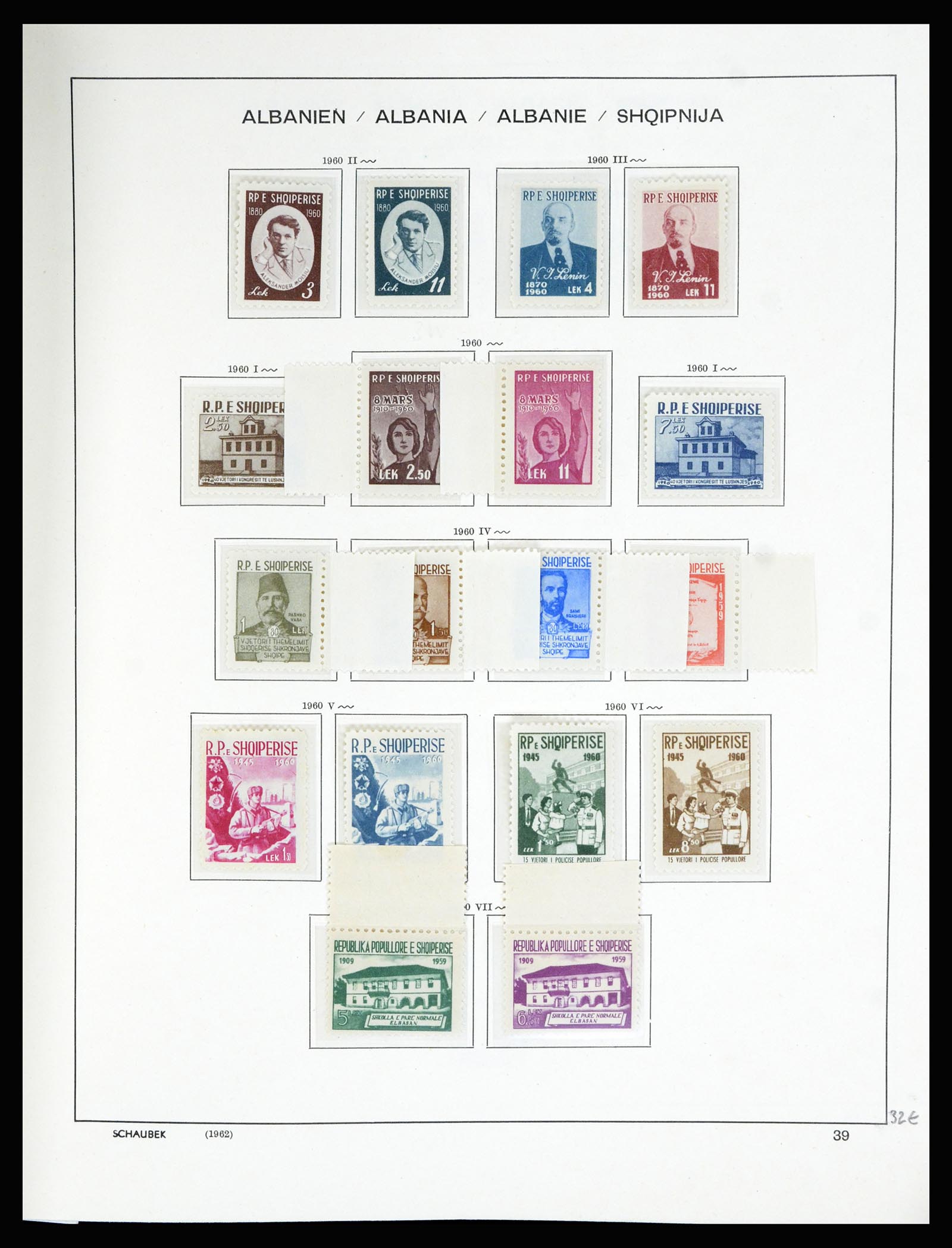 36557 048 - Postzegelverzameling 36557 Albania 1913-1980.