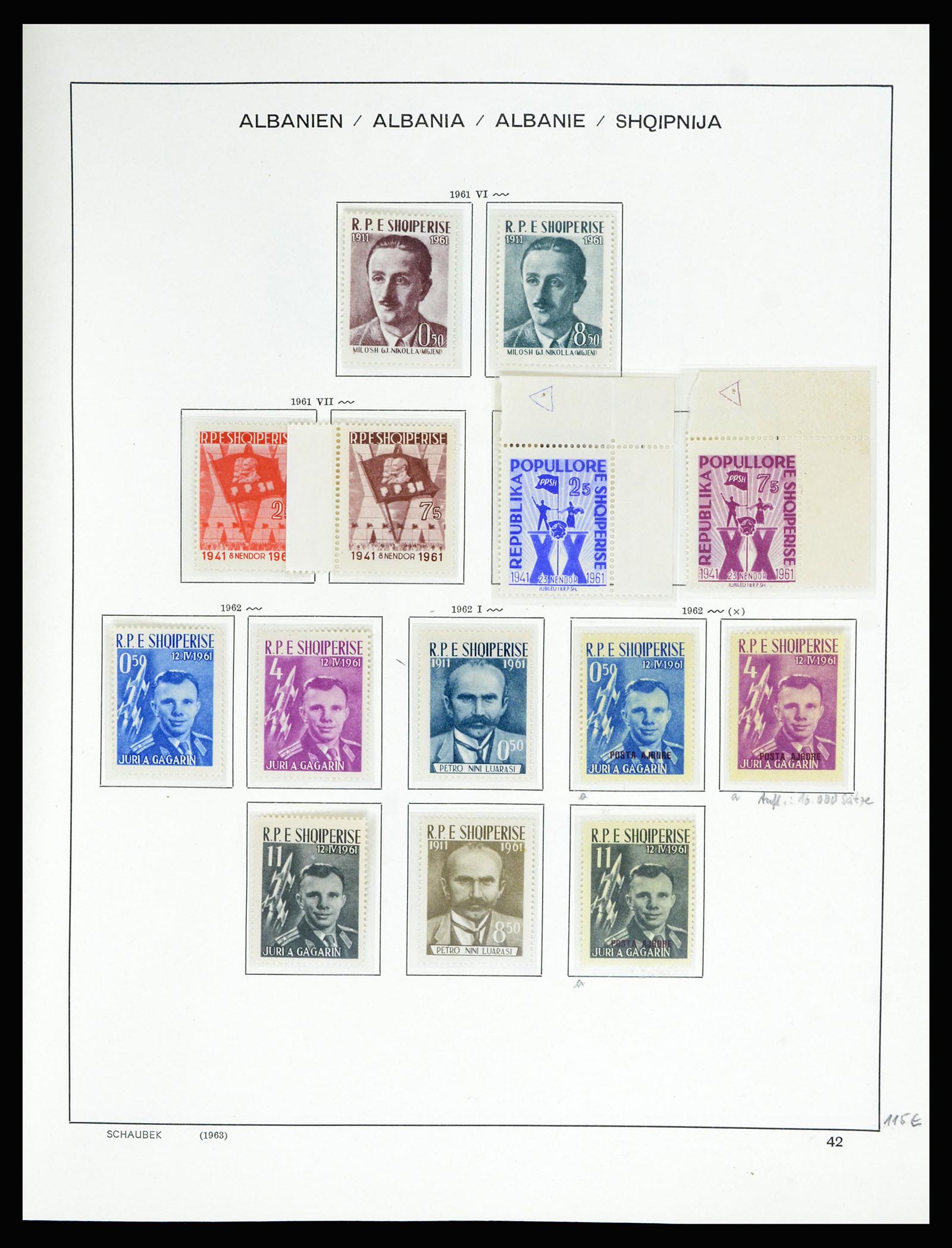 36557 051 - Postzegelverzameling 36557 Albania 1913-1980.