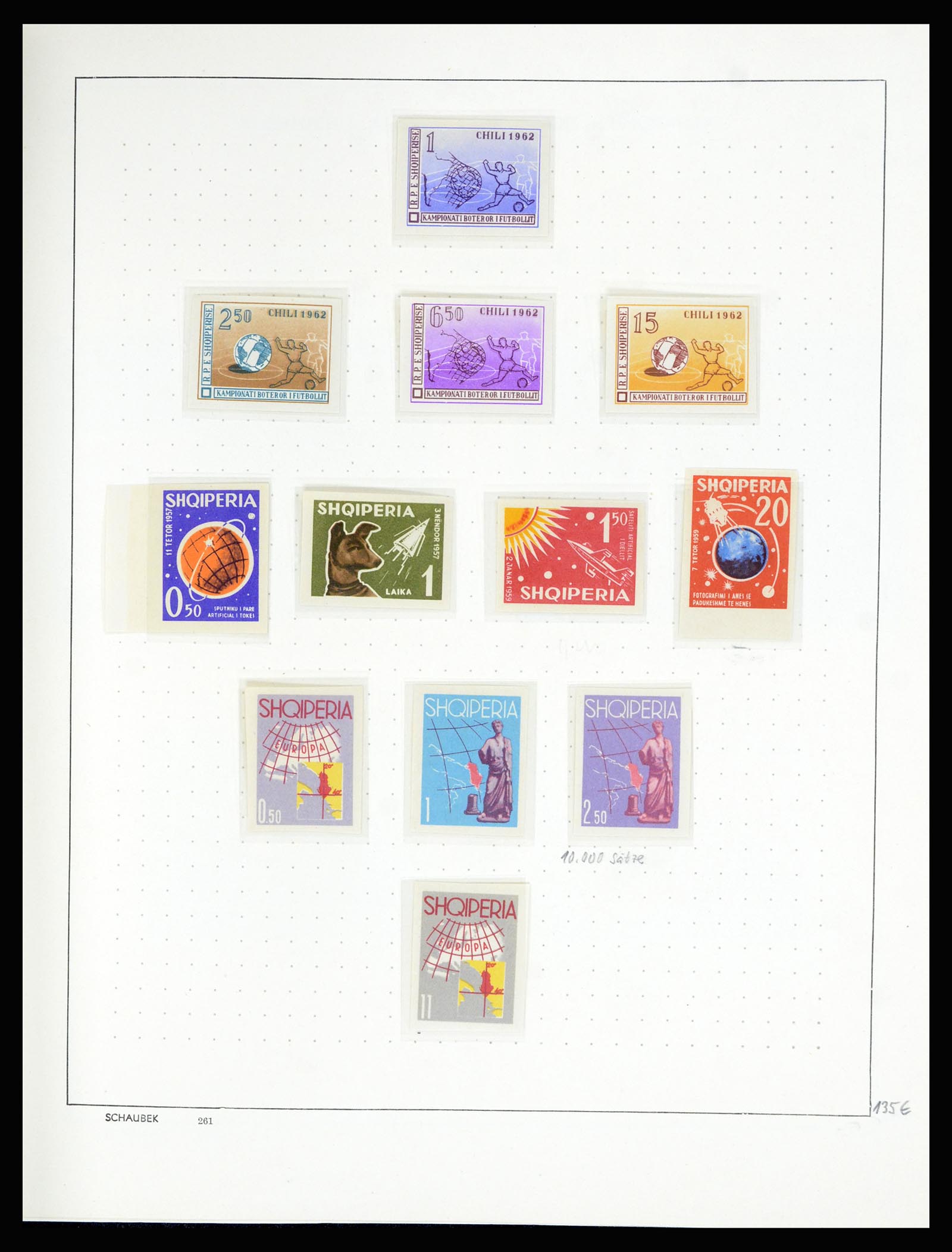 36557 057 - Postzegelverzameling 36557 Albania 1913-1980.