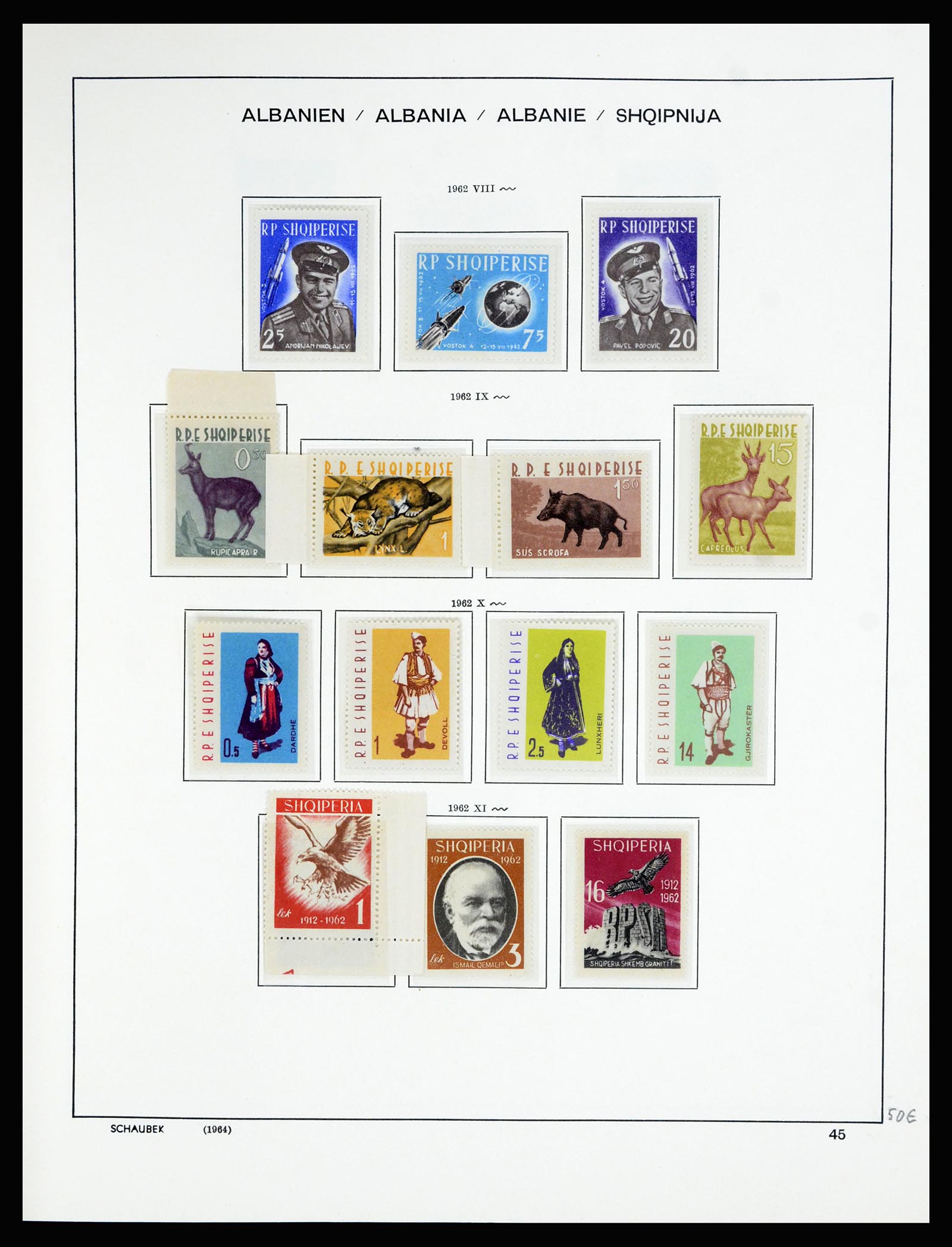 36557 059 - Postzegelverzameling 36557 Albania 1913-1980.