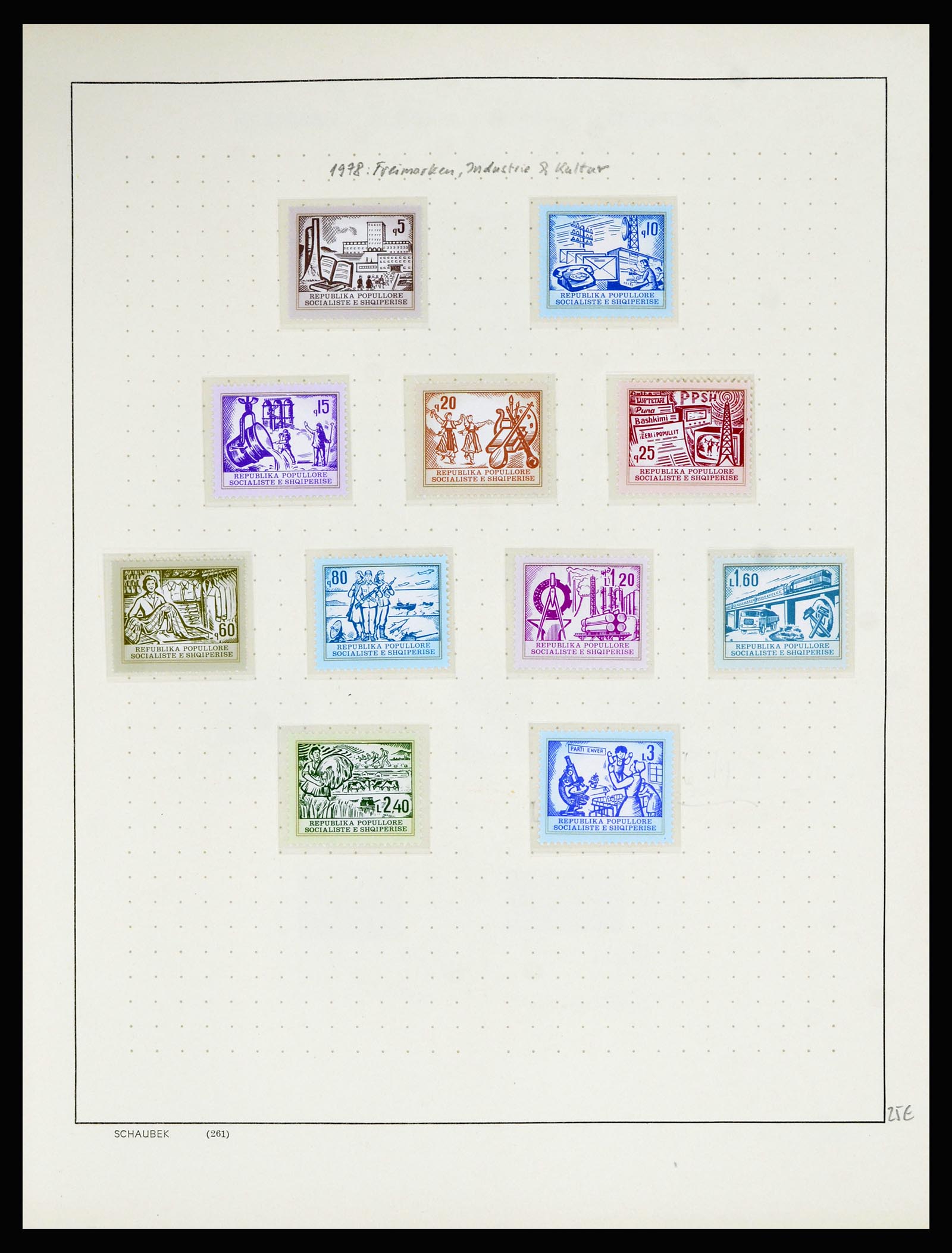 36557 206 - Postzegelverzameling 36557 Albania 1913-1980.