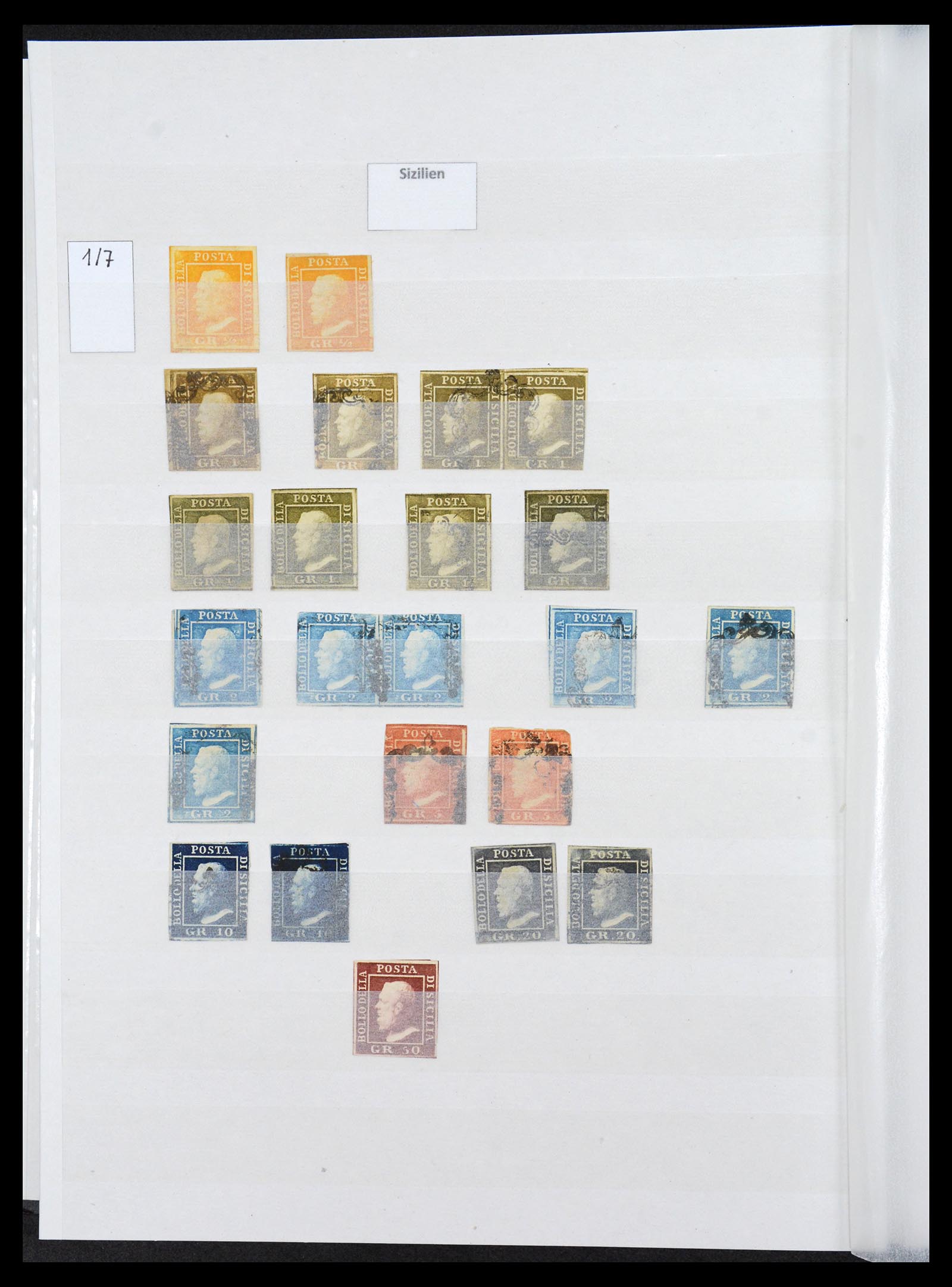36558 025 - Postzegelverzameling 36558 Italiaanse Staten 1850-1862.