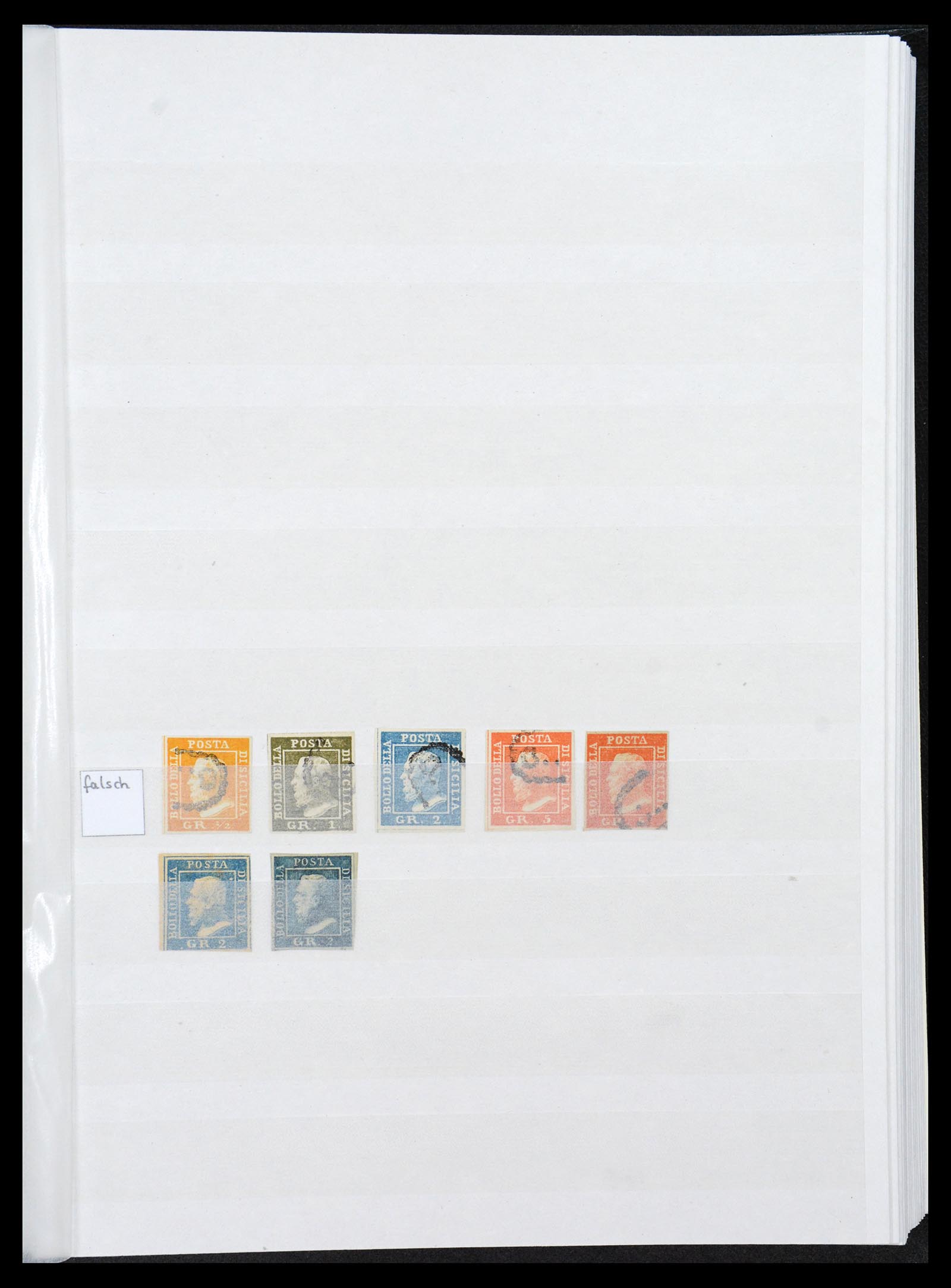 36558 026 - Postzegelverzameling 36558 Italiaanse Staten 1850-1862.