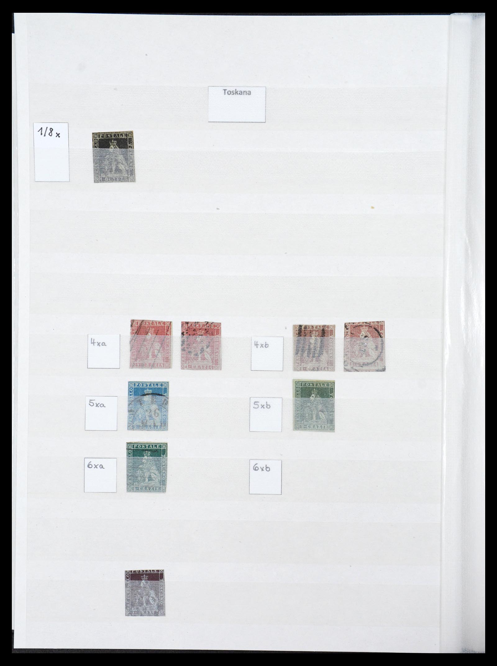 36558 027 - Postzegelverzameling 36558 Italiaanse Staten 1850-1862.