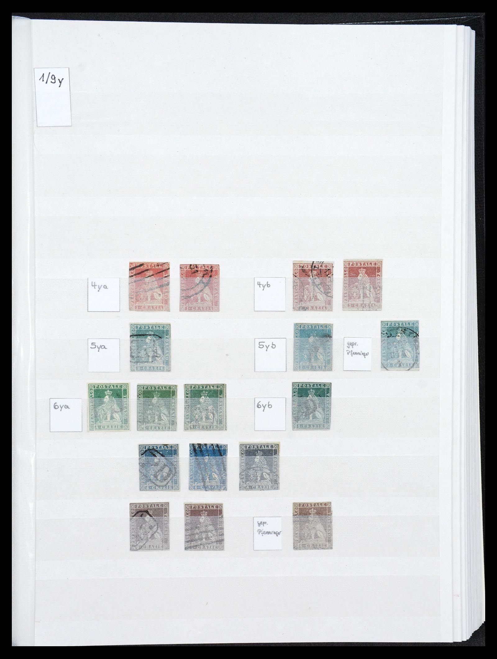 36558 028 - Postzegelverzameling 36558 Italiaanse Staten 1850-1862.