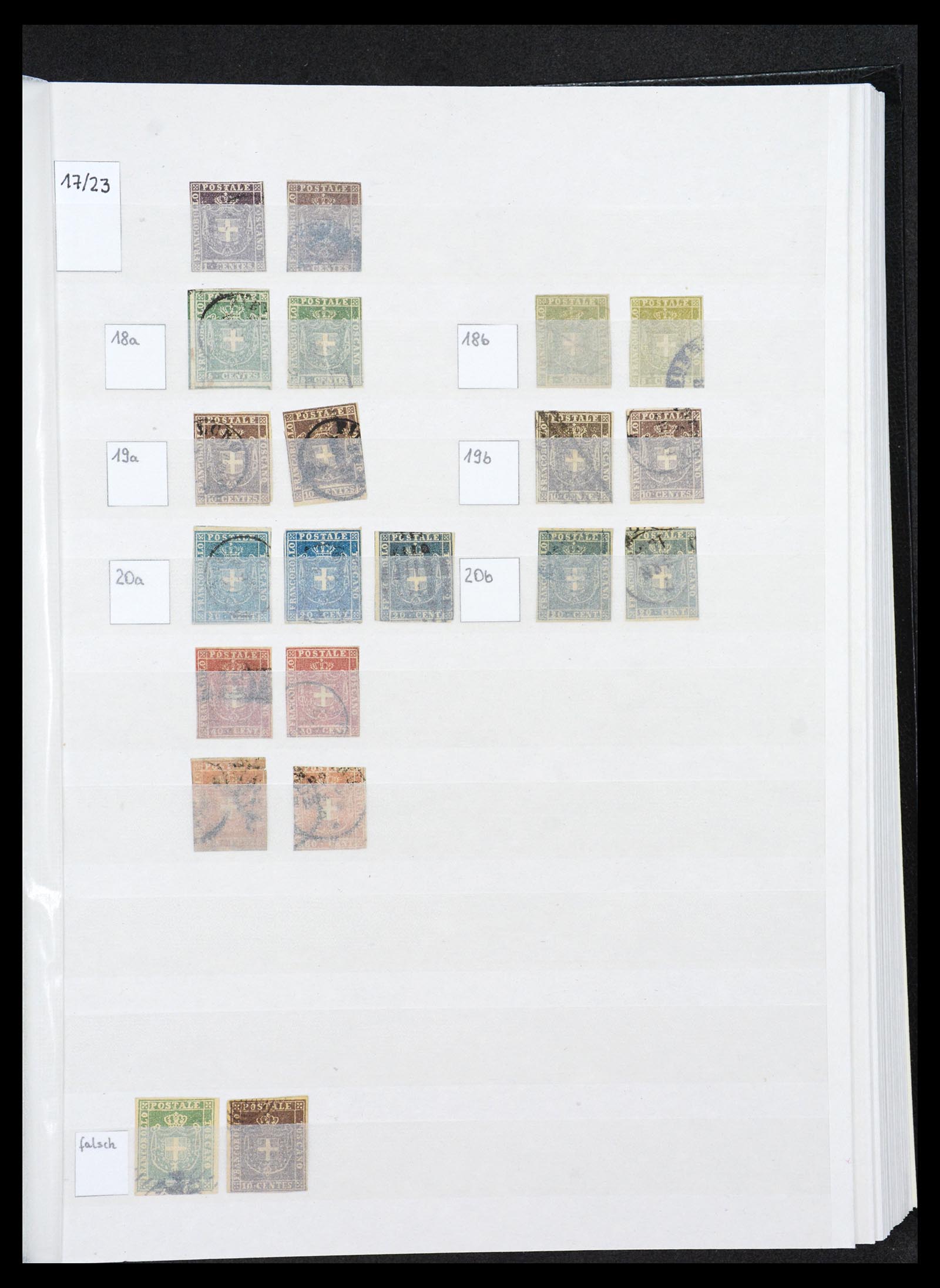 36558 030 - Postzegelverzameling 36558 Italiaanse Staten 1850-1862.