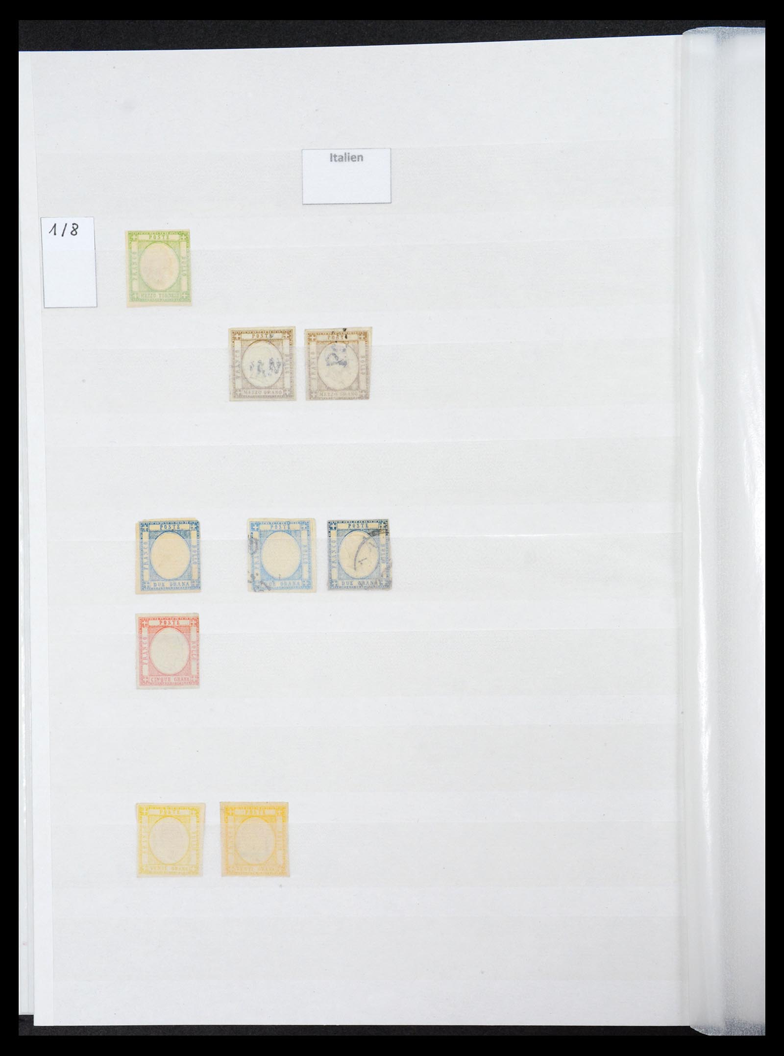 36558 031 - Postzegelverzameling 36558 Italiaanse Staten 1850-1862.