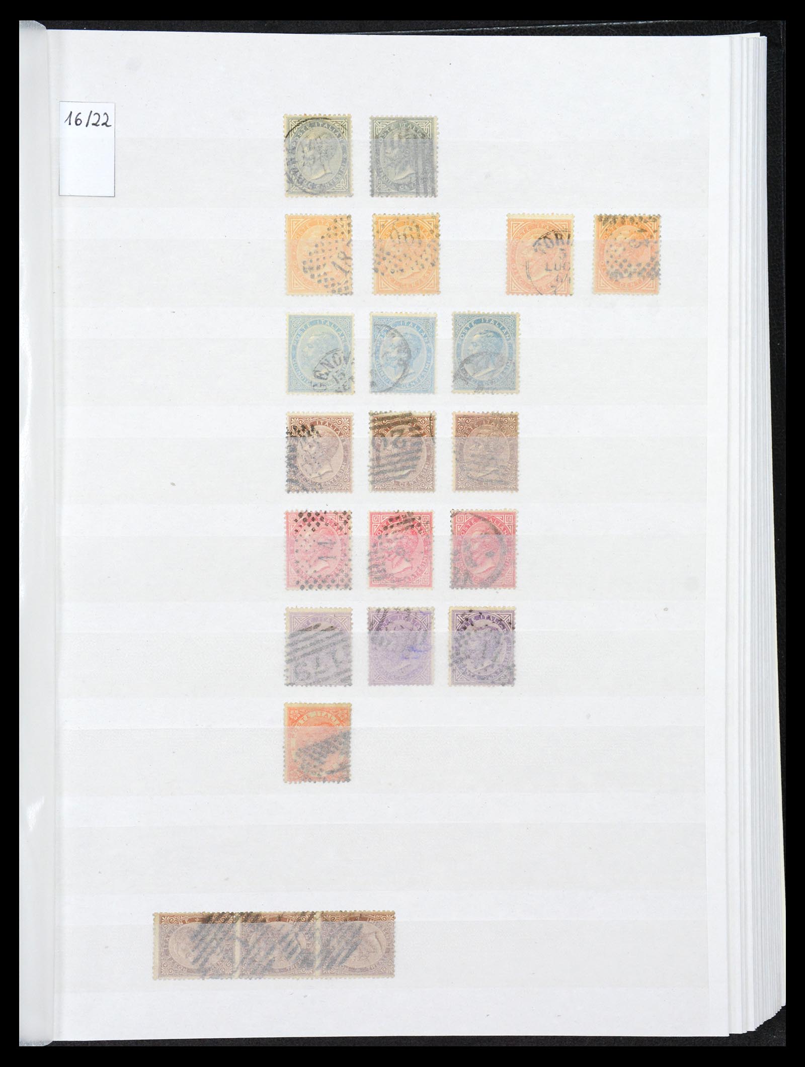 36558 034 - Postzegelverzameling 36558 Italiaanse Staten 1850-1862.