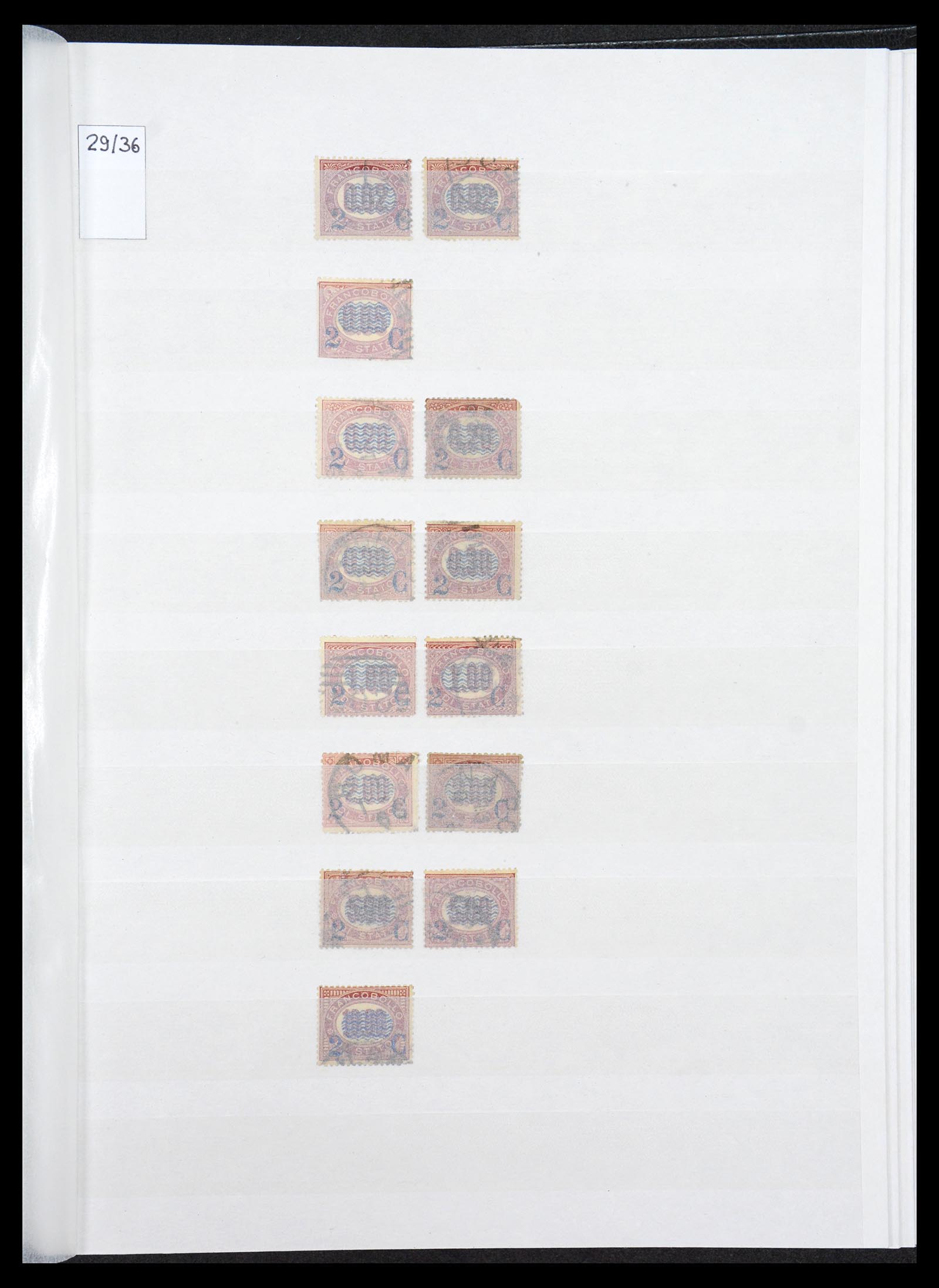 36558 036 - Postzegelverzameling 36558 Italiaanse Staten 1850-1862.