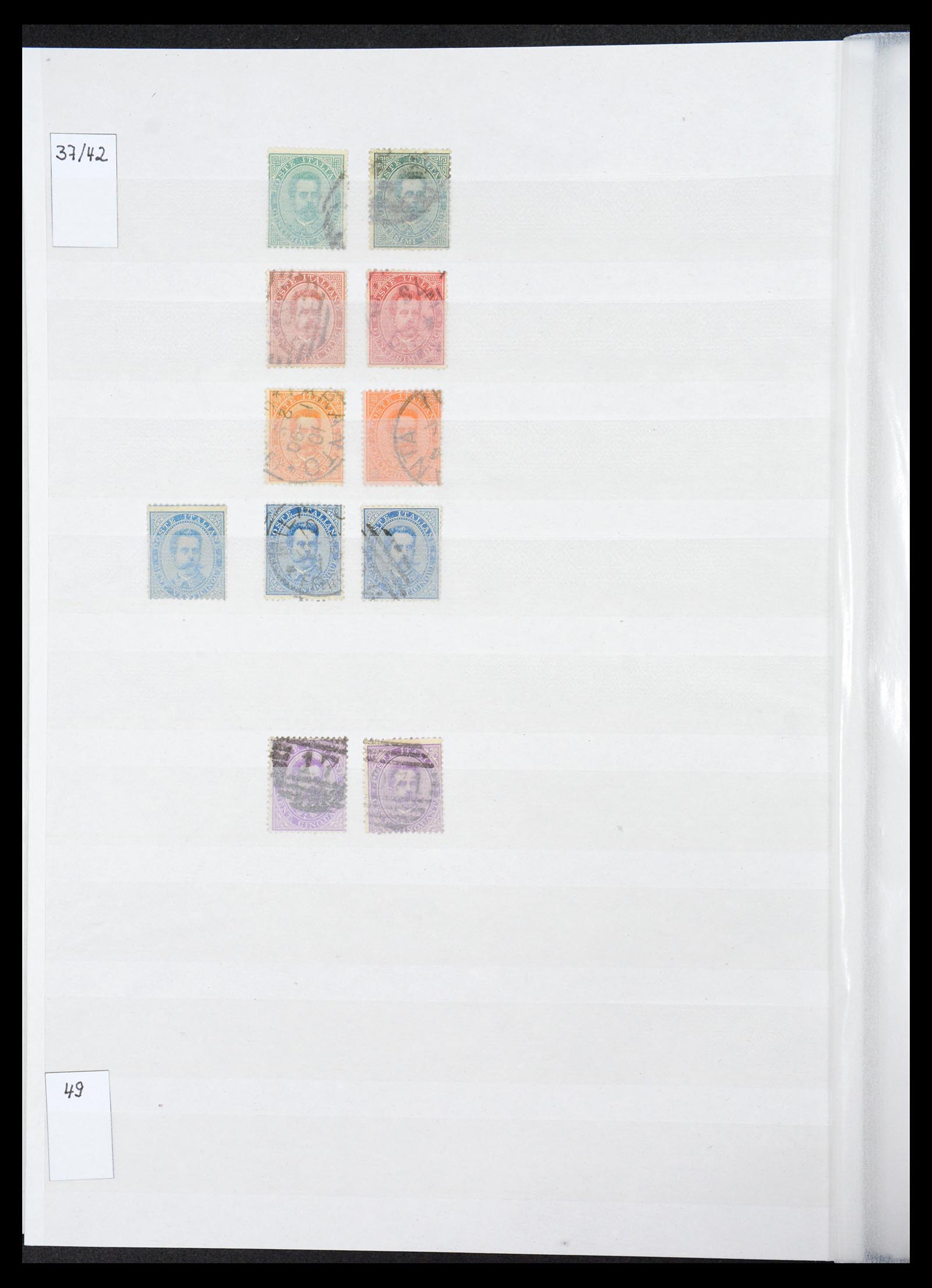 36558 037 - Postzegelverzameling 36558 Italiaanse Staten 1850-1862.