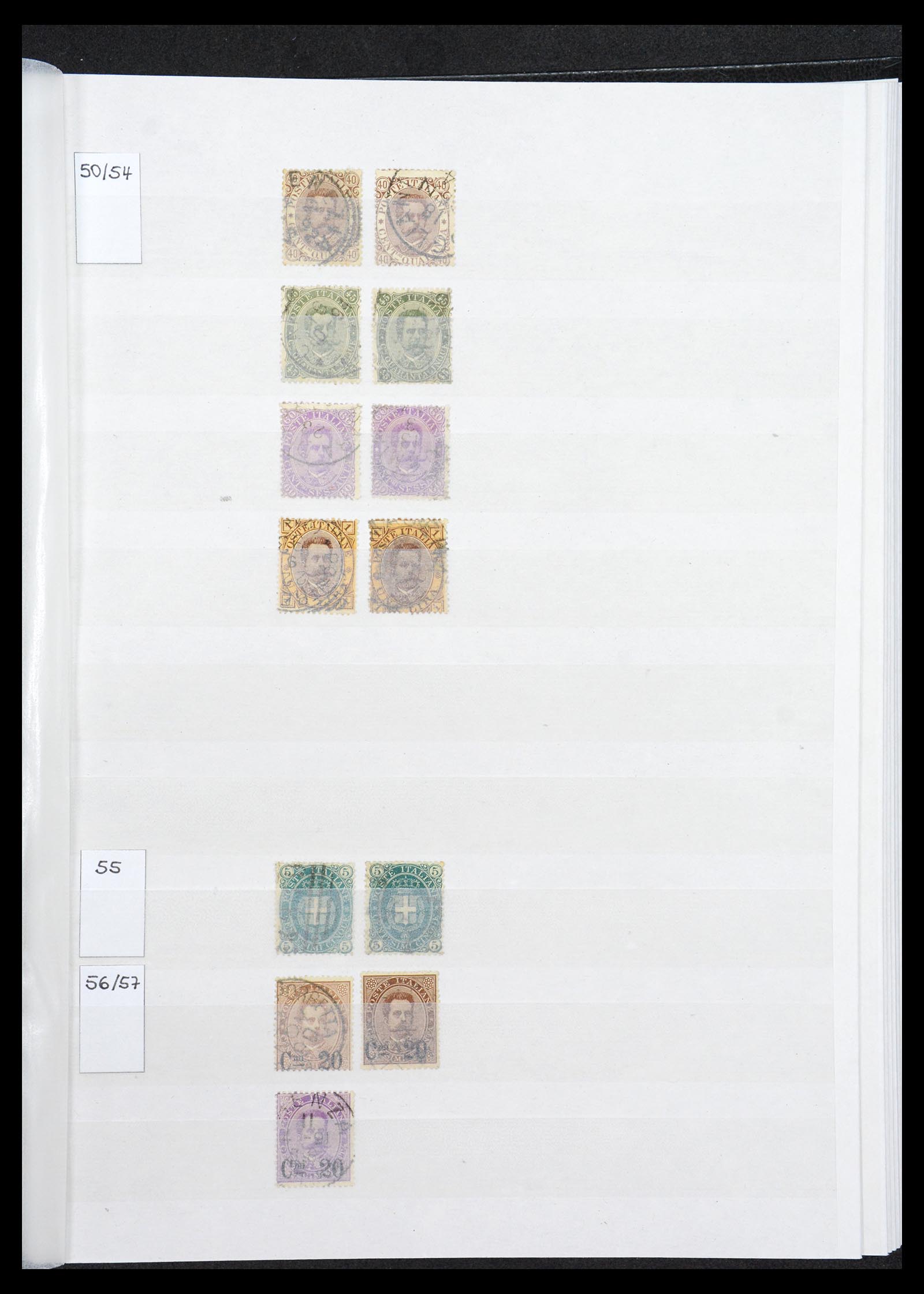 36558 038 - Postzegelverzameling 36558 Italiaanse Staten 1850-1862.