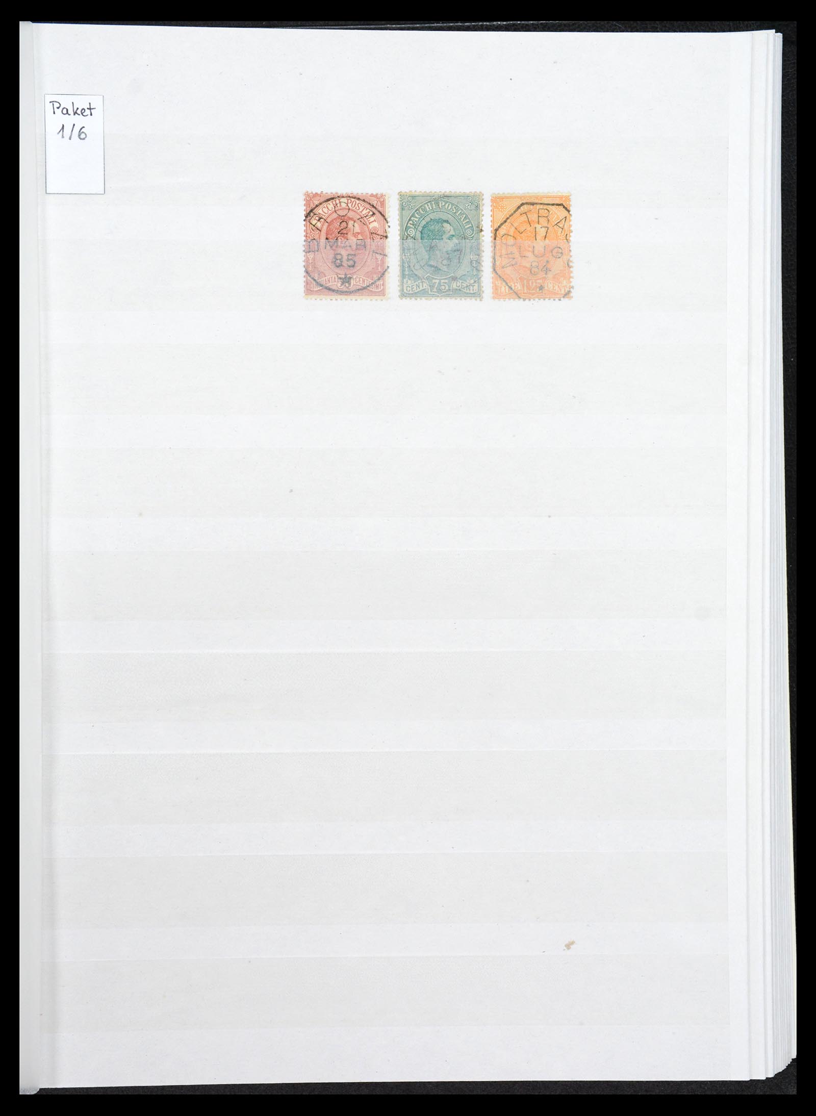 36558 042 - Postzegelverzameling 36558 Italiaanse Staten 1850-1862.