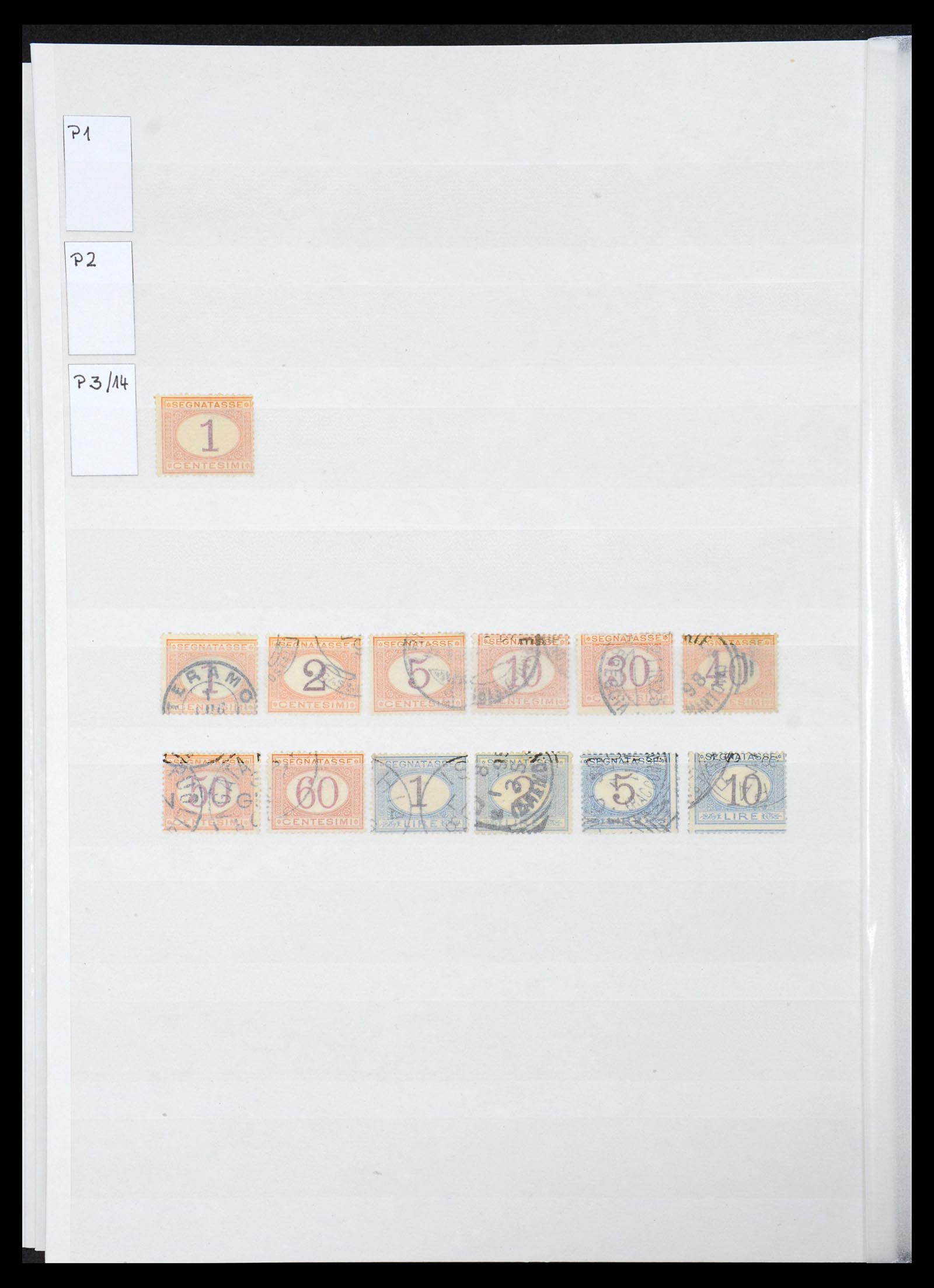 36558 043 - Postzegelverzameling 36558 Italiaanse Staten 1850-1862.