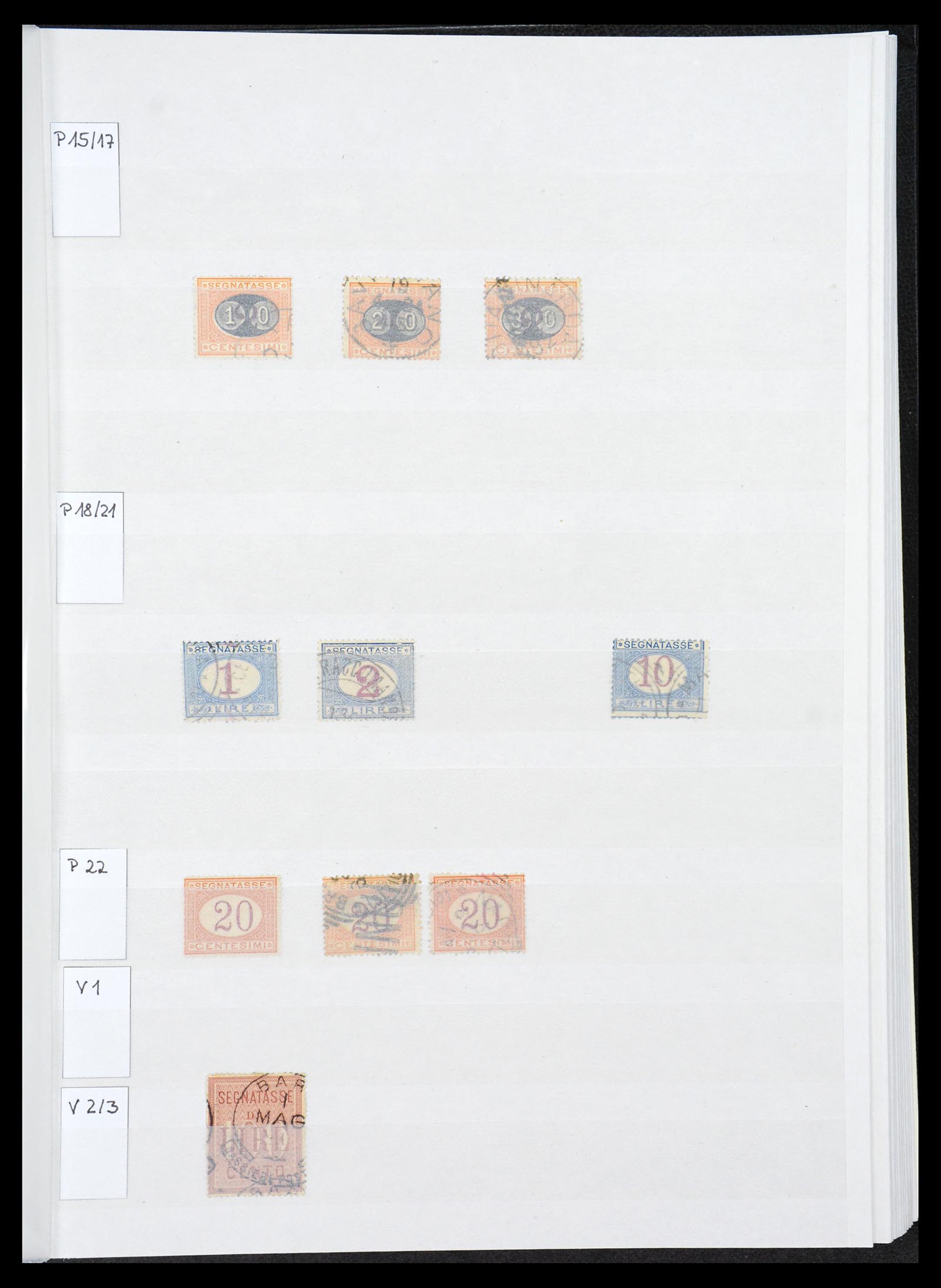 36558 044 - Postzegelverzameling 36558 Italiaanse Staten 1850-1862.