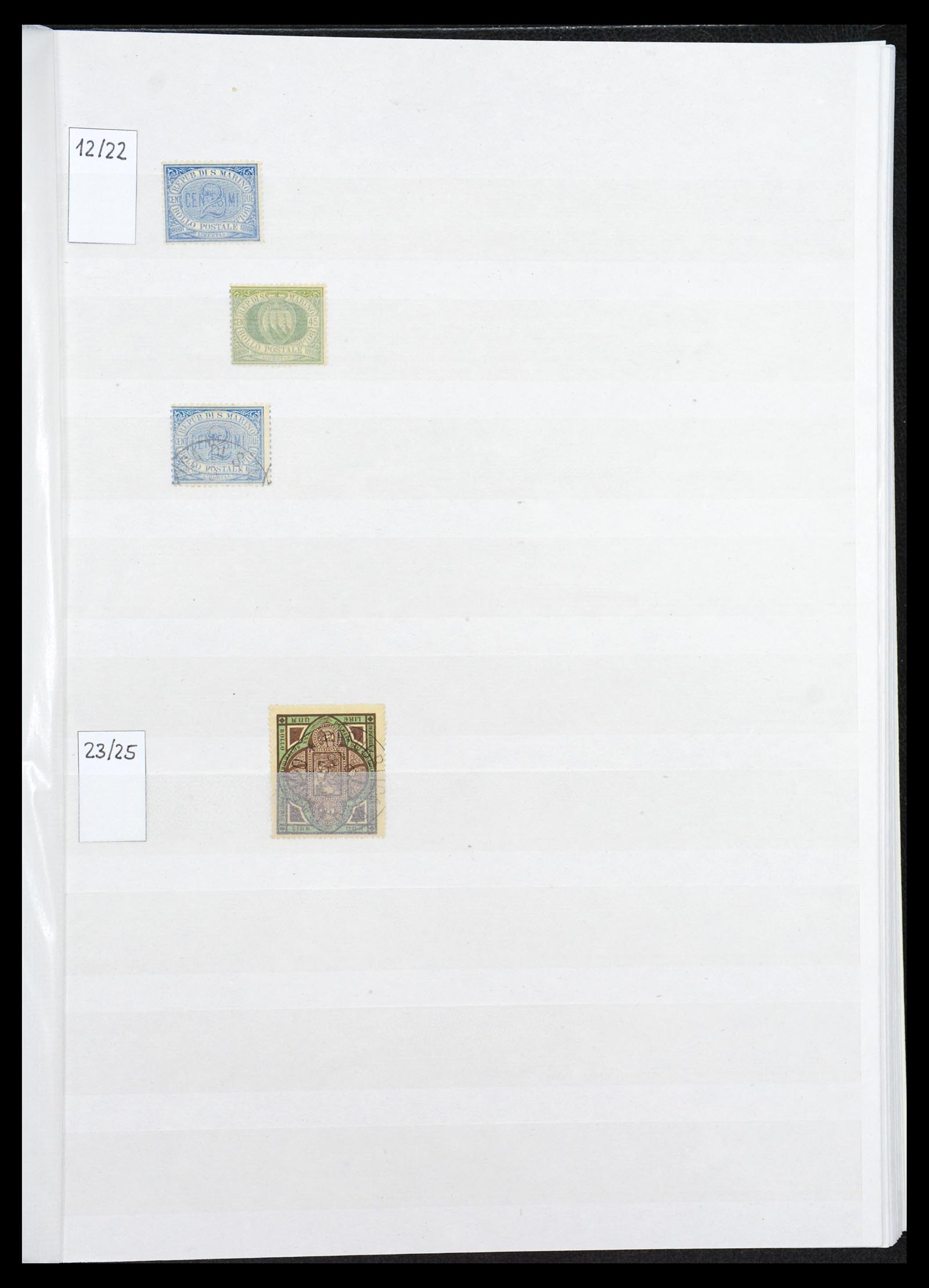 36558 048 - Postzegelverzameling 36558 Italiaanse Staten 1850-1862.
