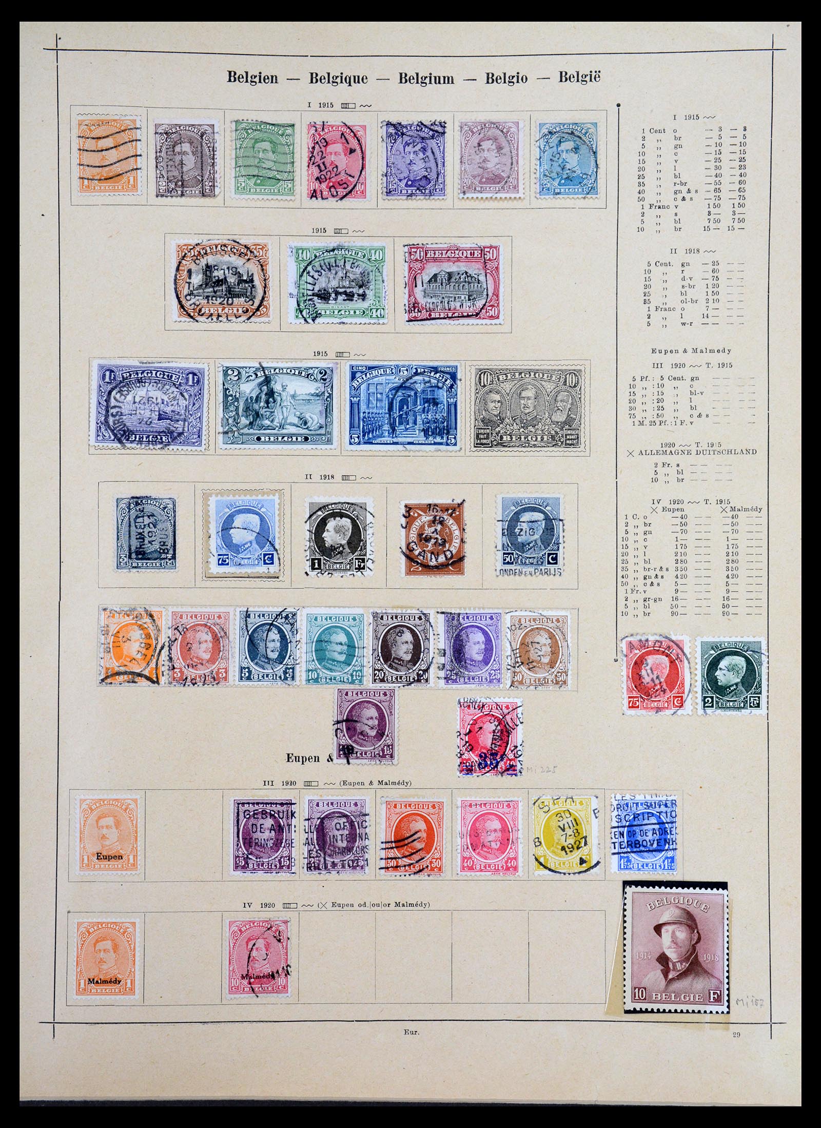 36559 004 - Postzegelverzameling 36559 Wereld 1840-1920.